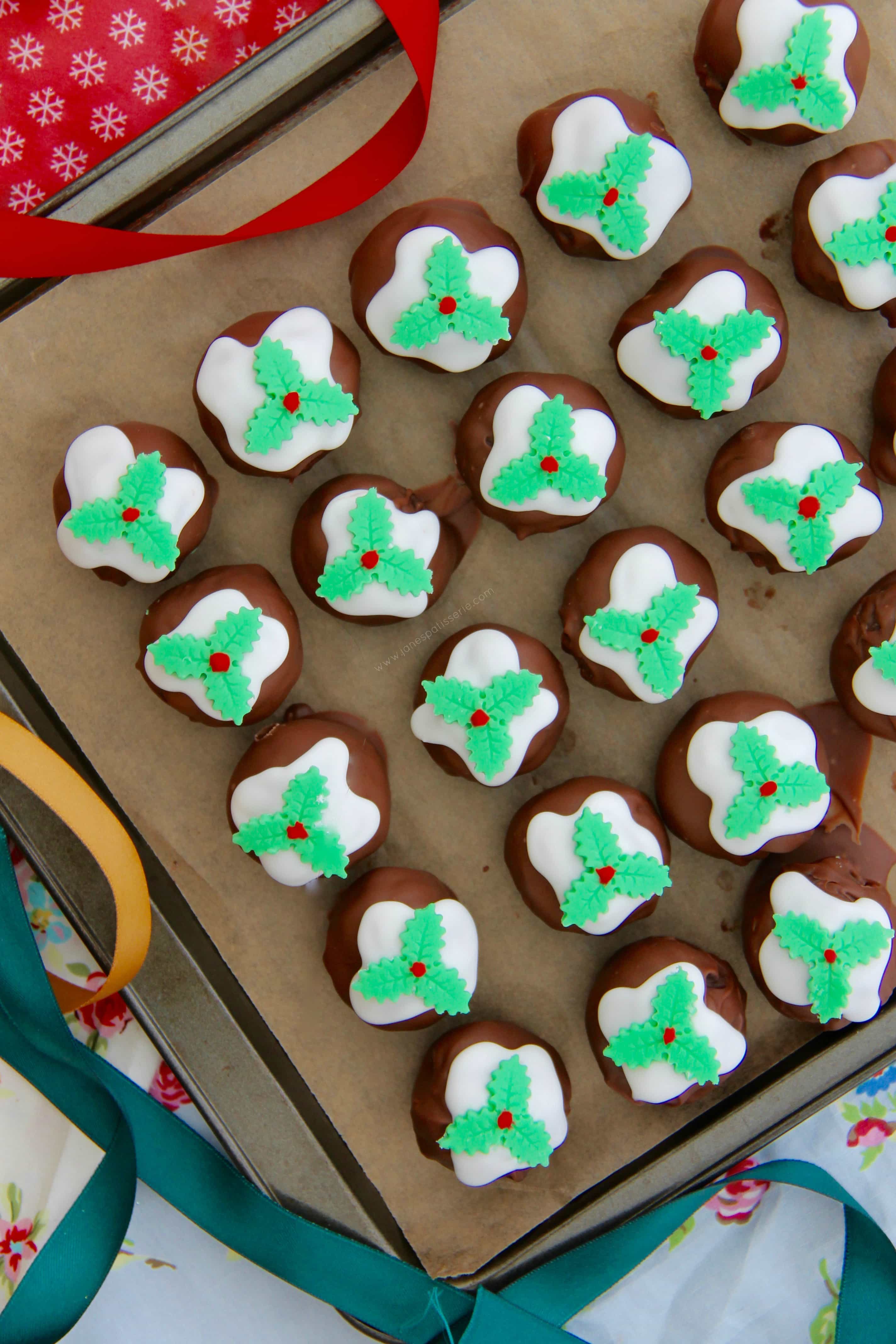 Christmas Pudding Chocolate Truffles! Jane's Patisserie