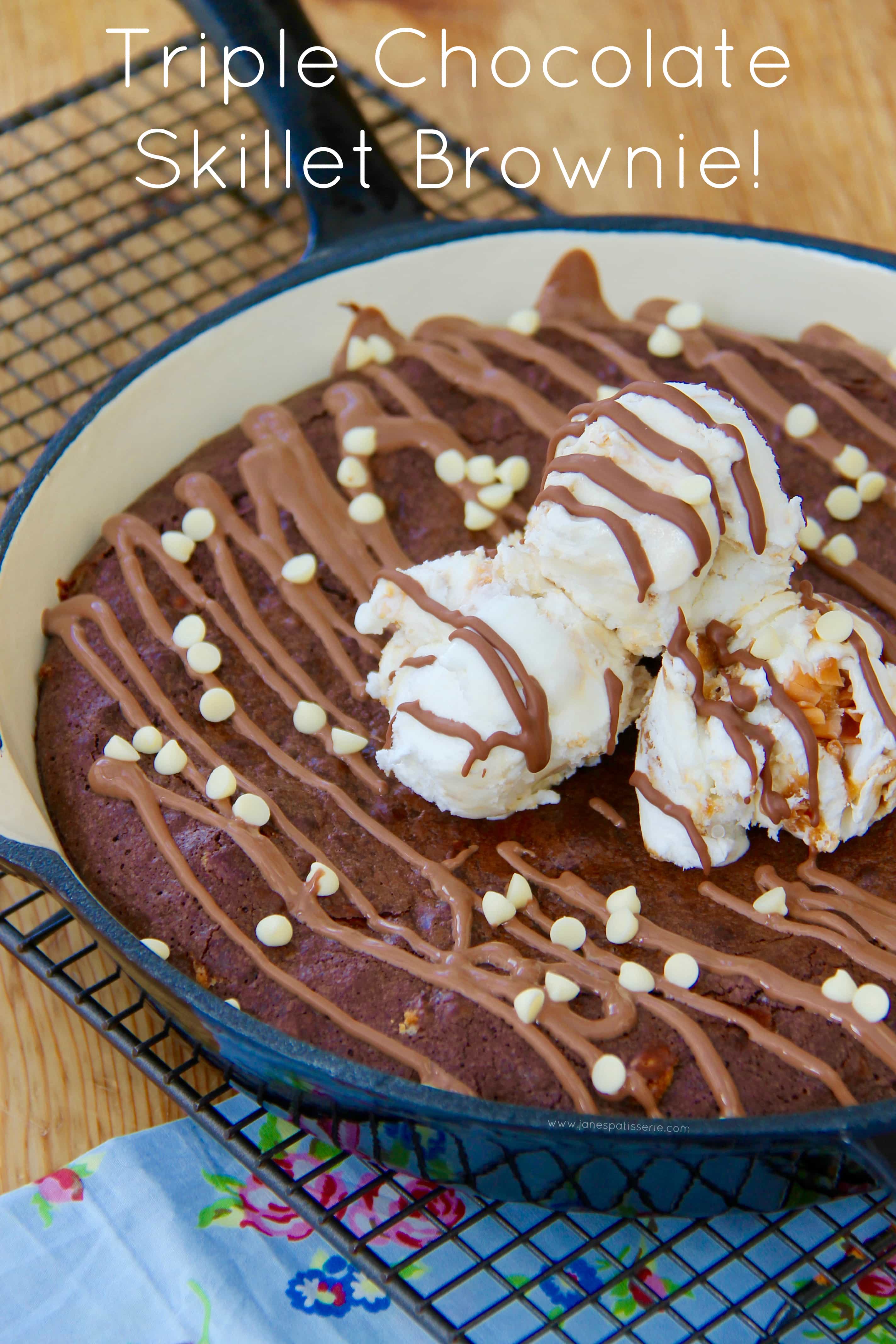 Giant Skillet Brownie! Jane's Patisserie