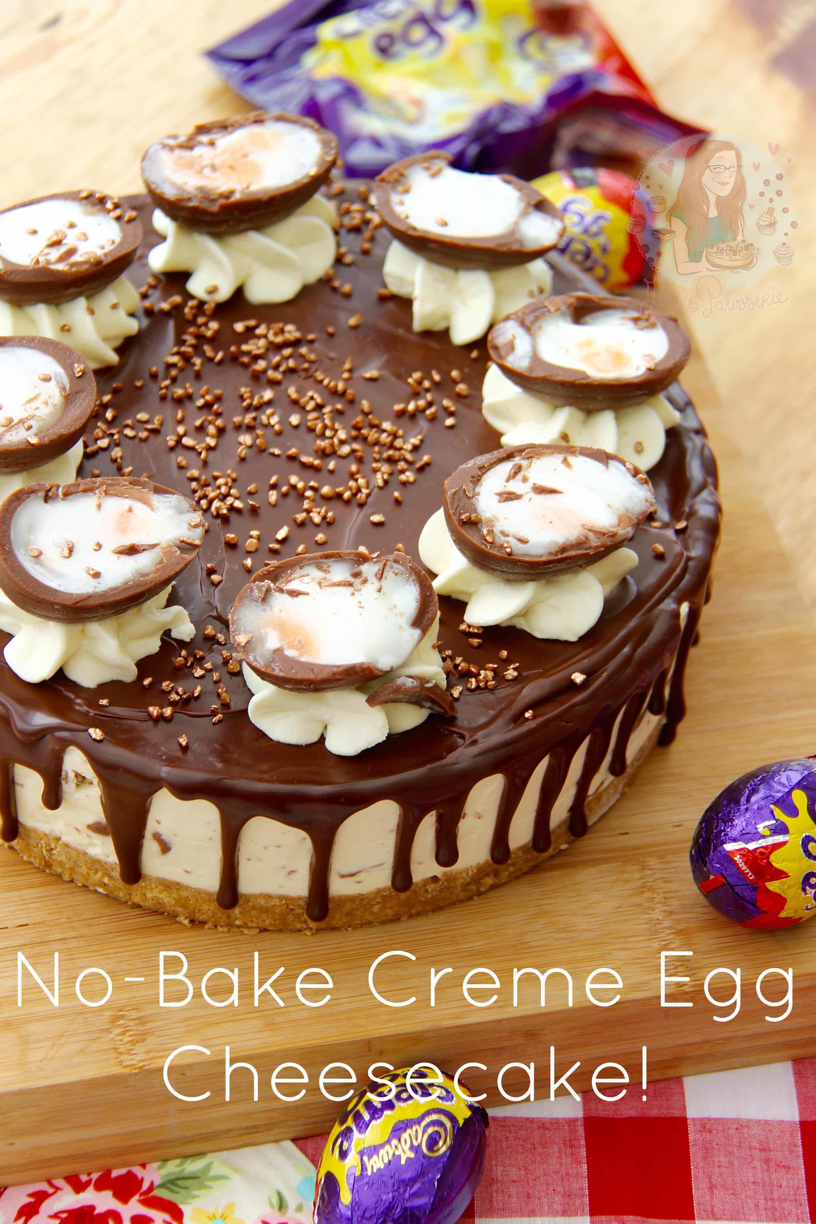 NoBake Creme Egg Cheesecake! Jane's Patisserie