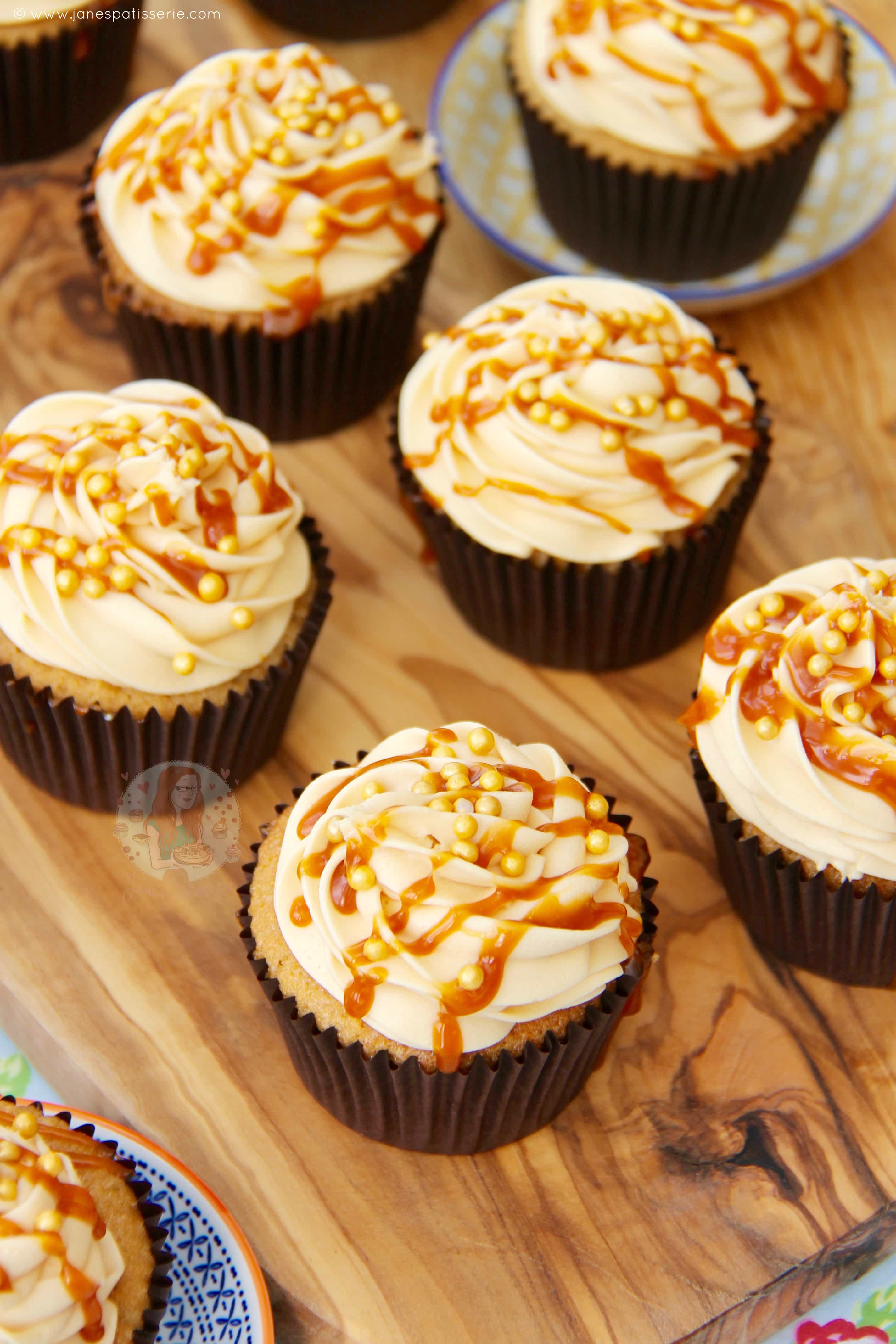 Salted Caramel Cupcakes! Jane's Patisserie