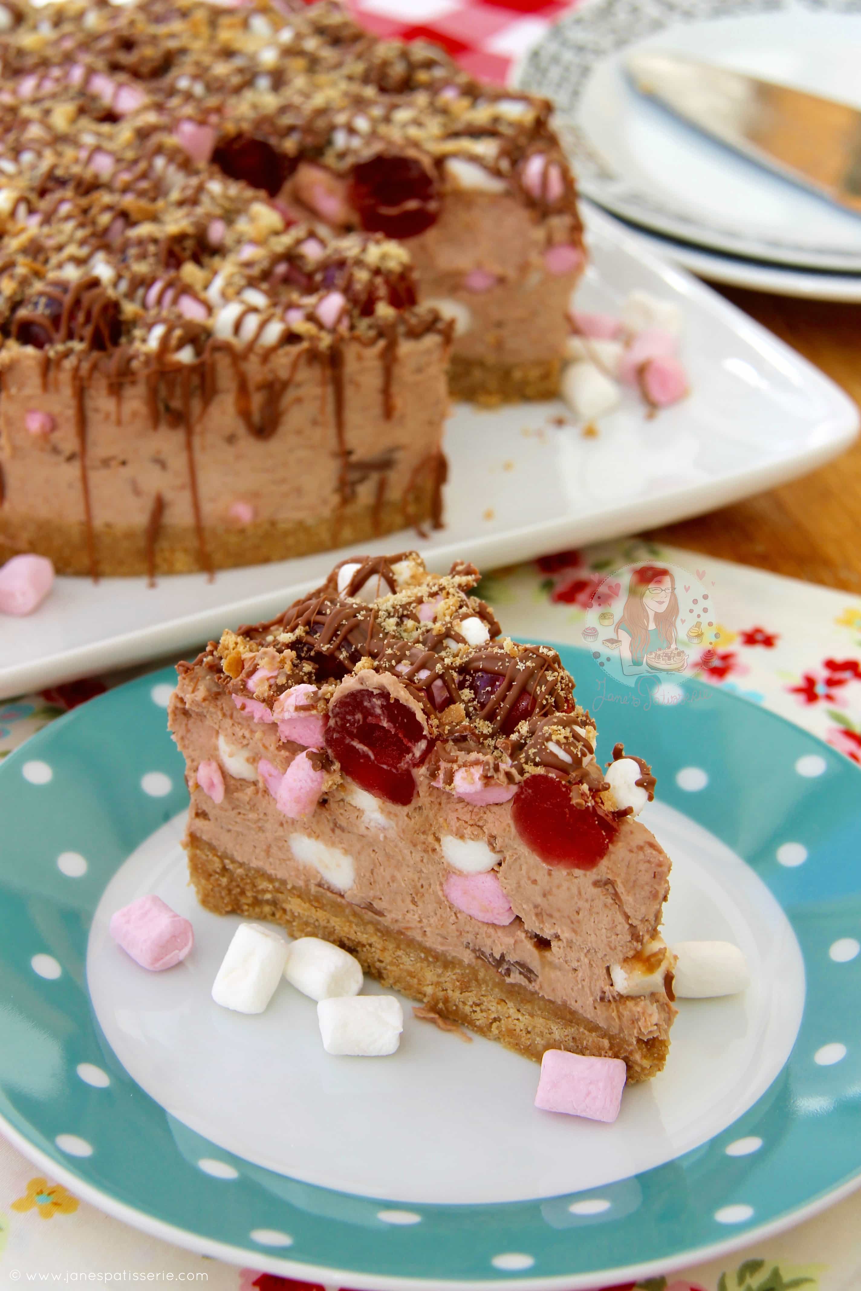 NoBake Rocky Road Cheesecake! Jane's Patisserie