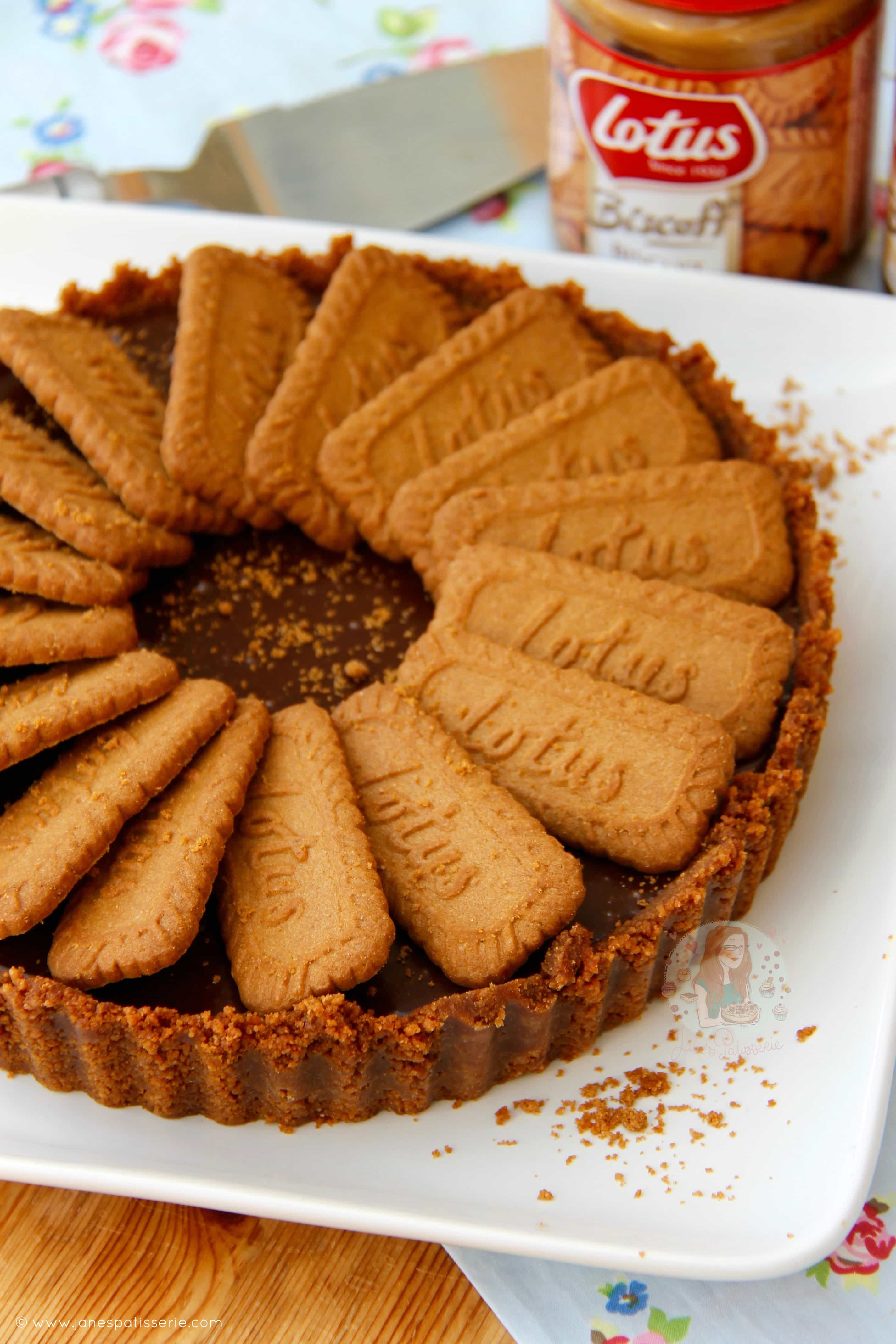 NoBake Biscoff Tart! Jane's Patisserie