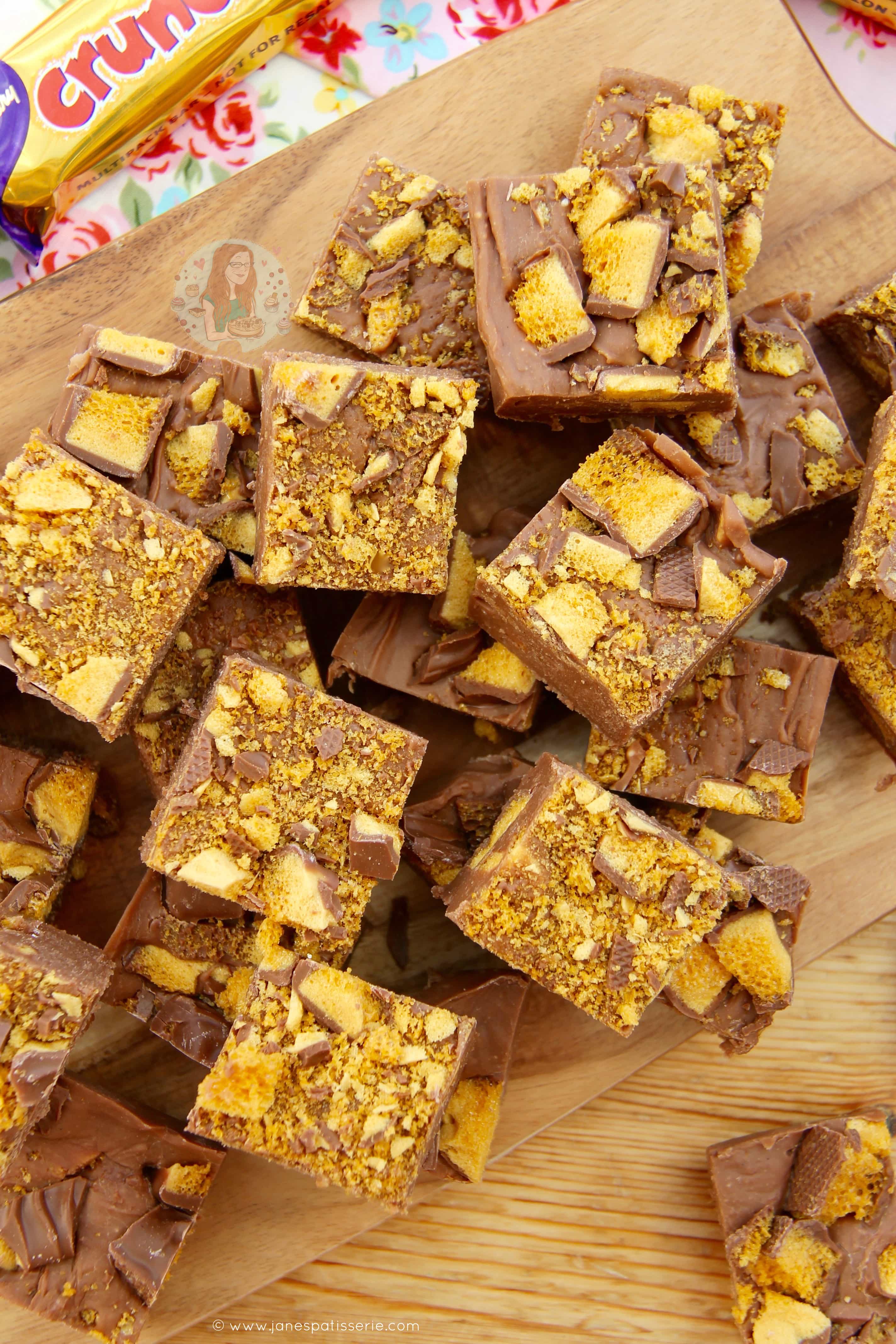 Crunchie Fudge! Jane's Patisserie