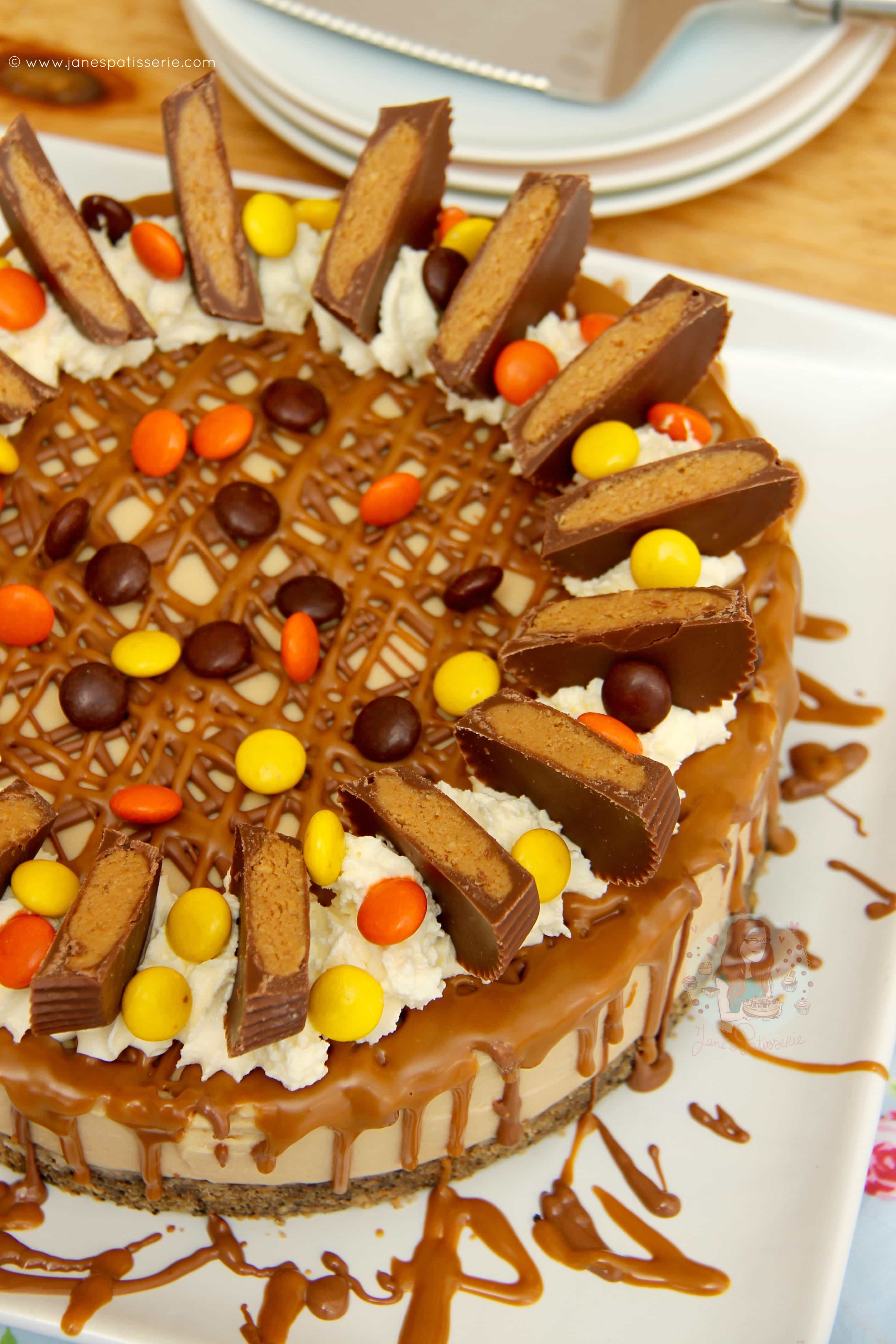 NoBake Peanut Butter Cheesecake! Jane's Patisserie