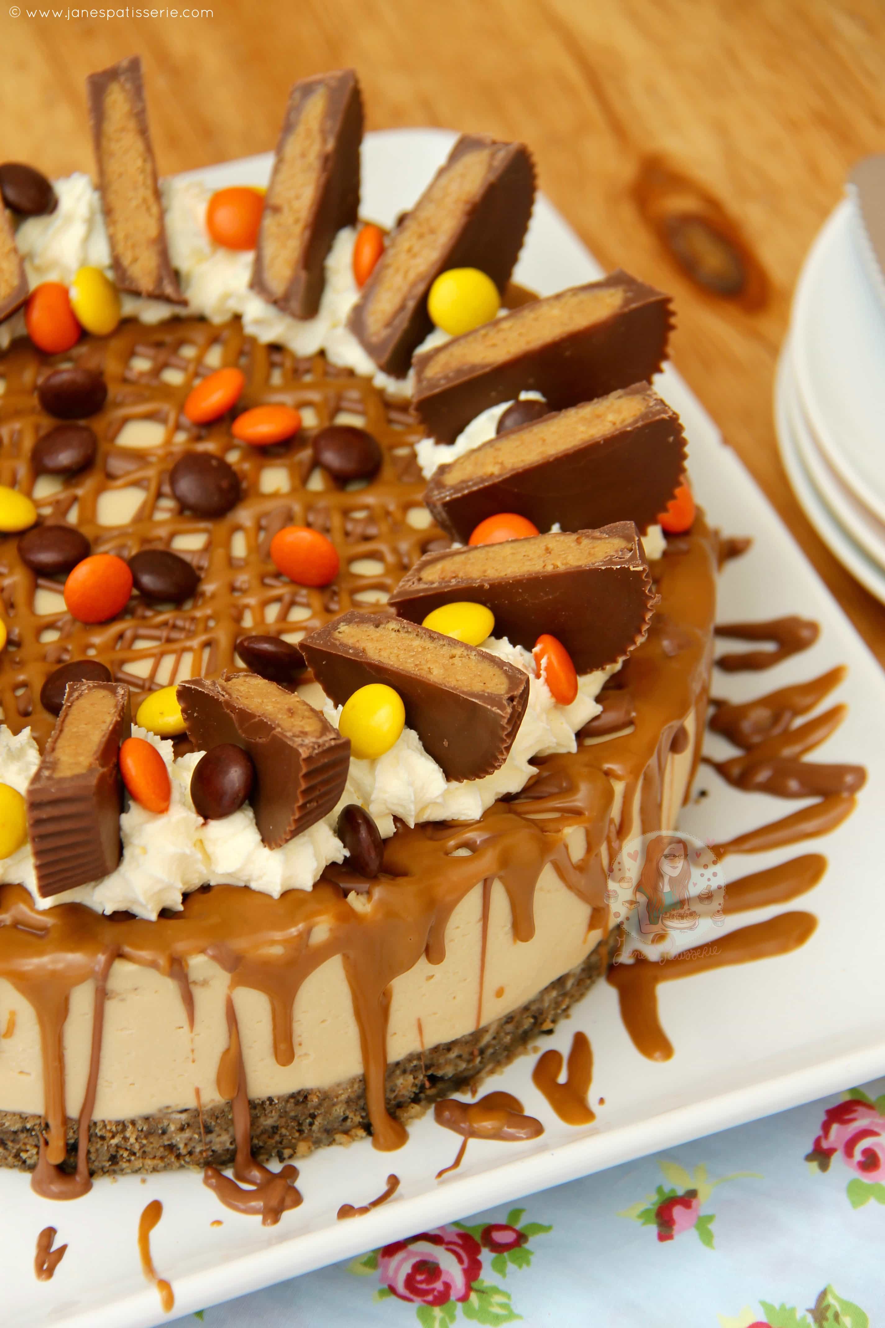 NoBake Peanut Butter Cheesecake! Jane's Patisserie