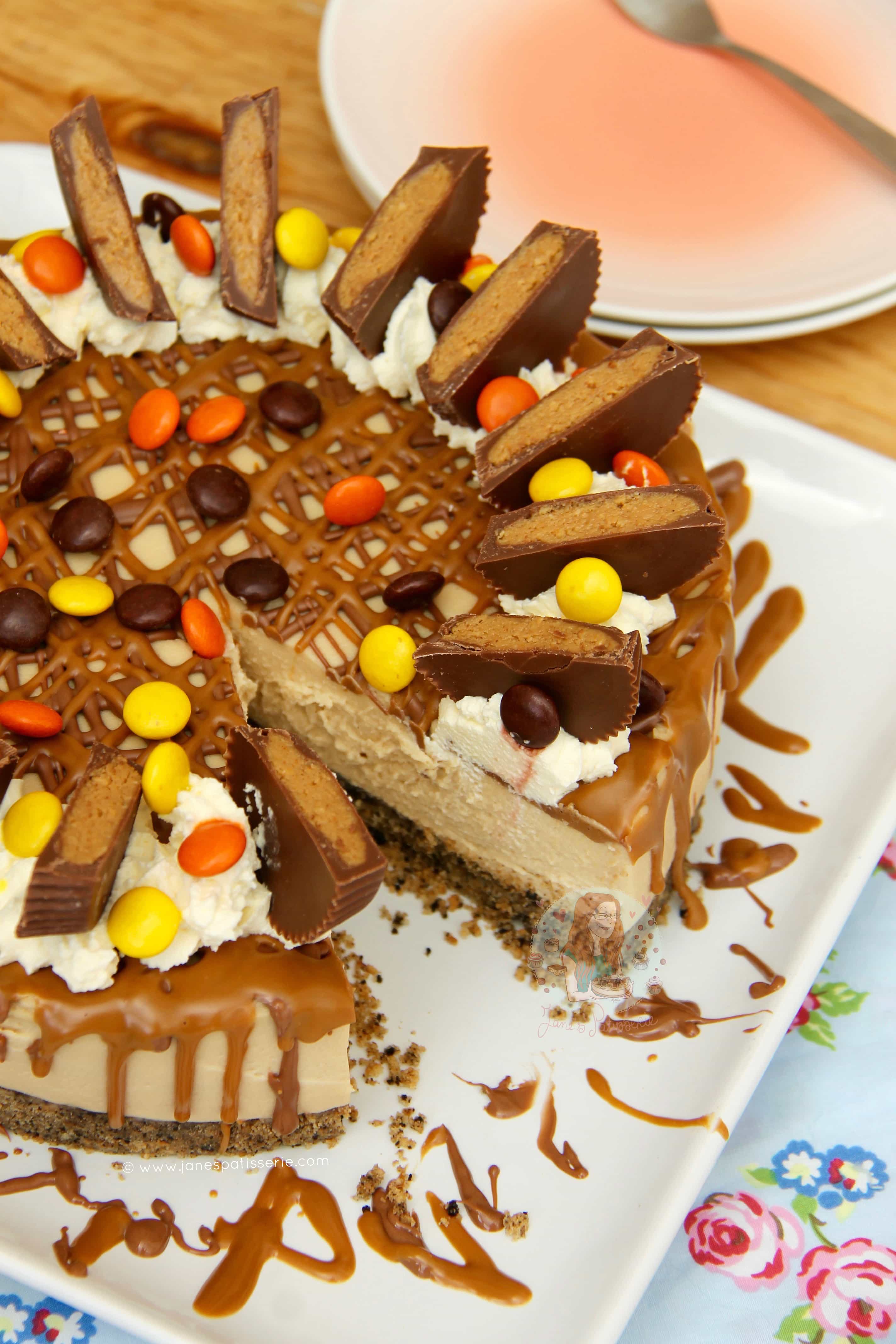 NoBake Peanut Butter Cheesecake! Jane's Patisserie