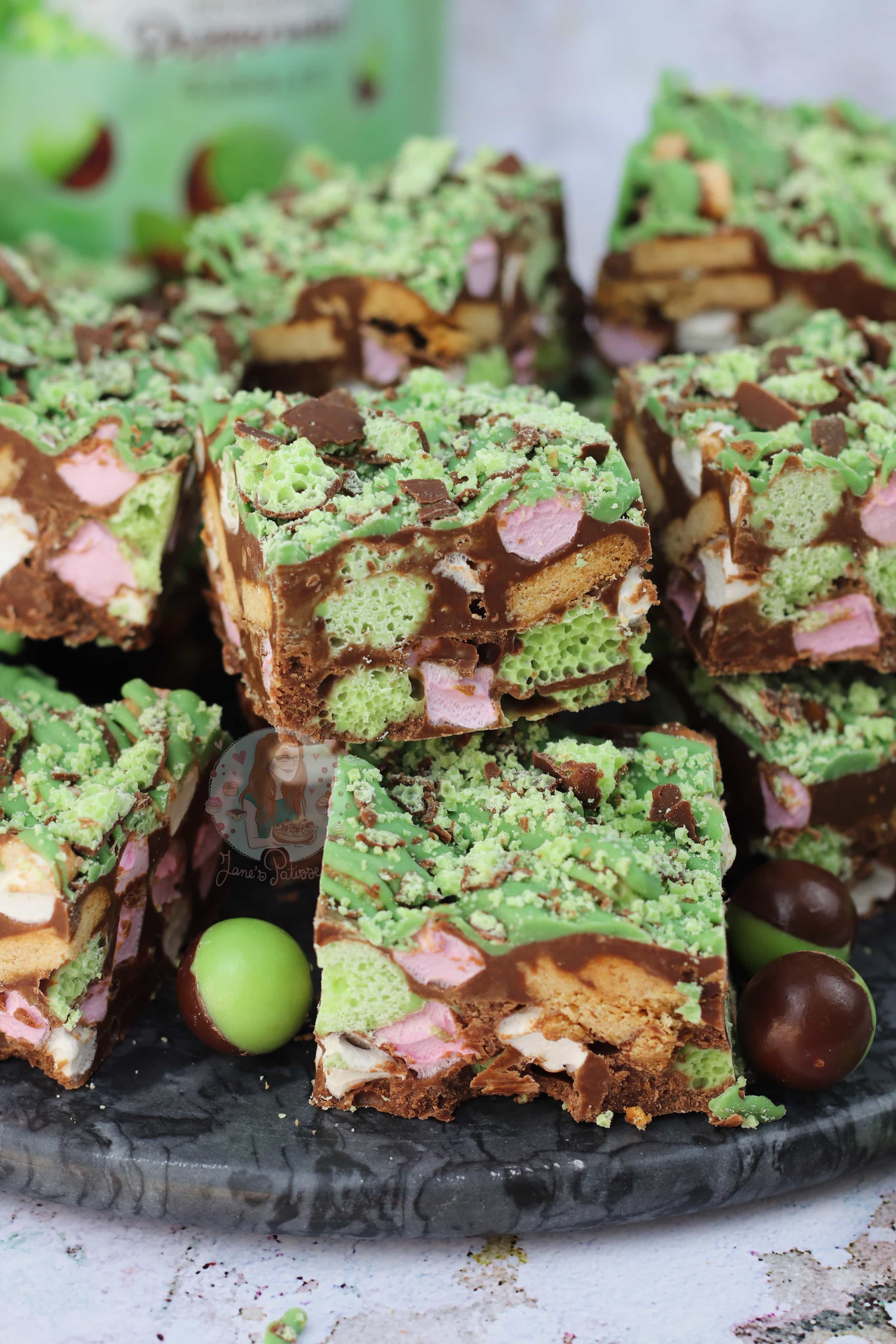 Mint Aero Rocky Road! Jane's Patisserie