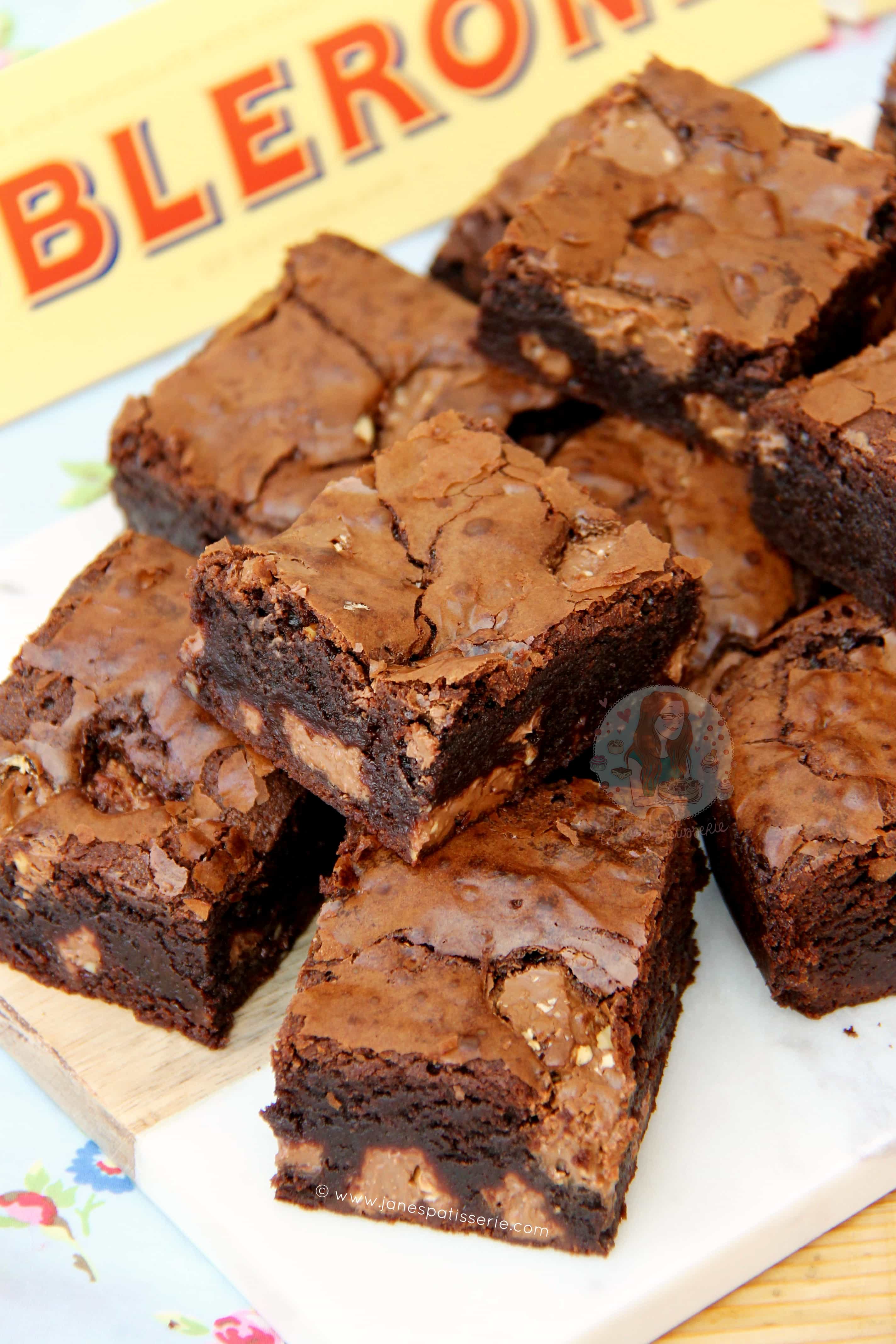 Toblerone Brownies! Jane's Patisserie