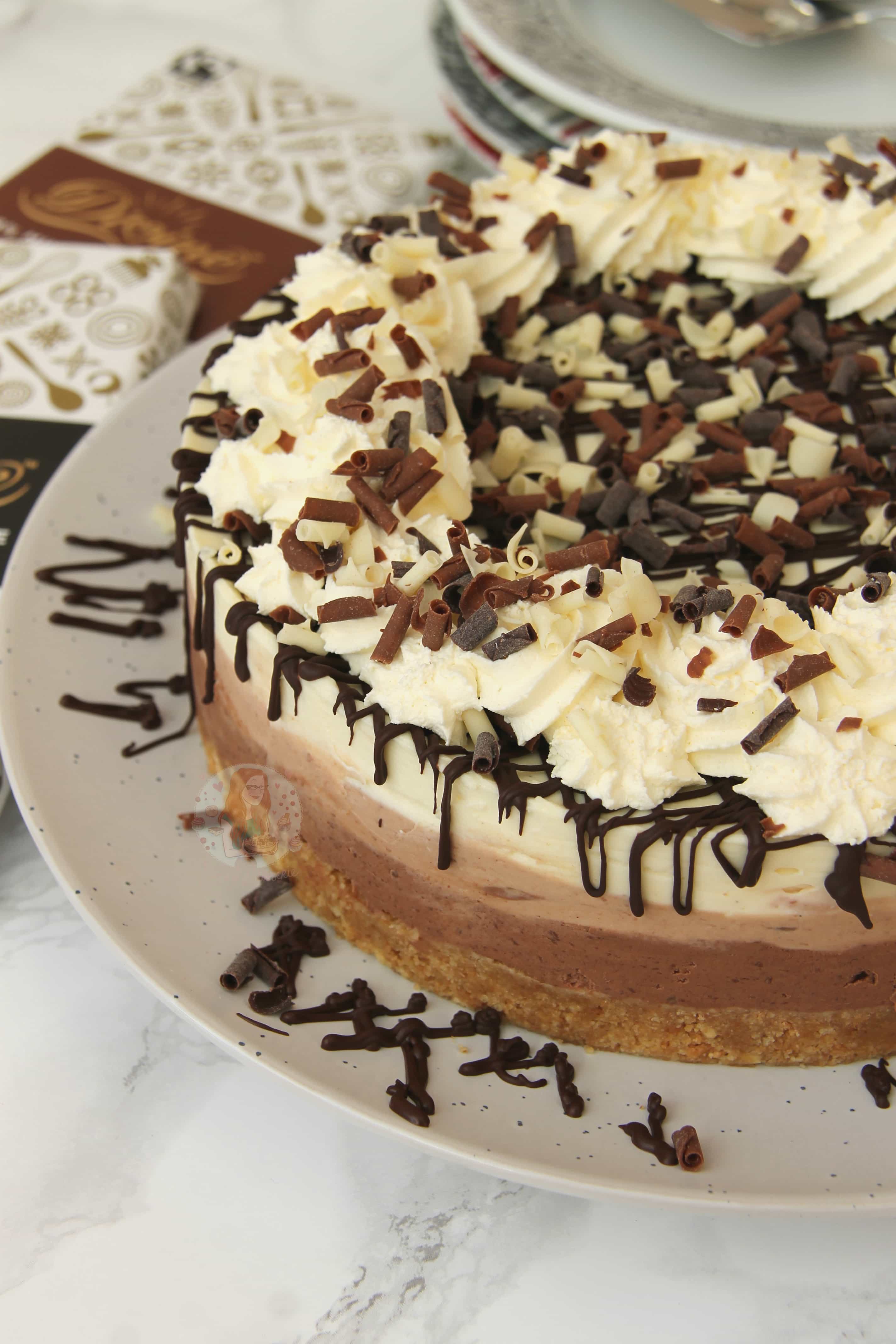 No-Bake Triple Chocolate Cheesecake! - Jane&amp;#39;s Patisserie