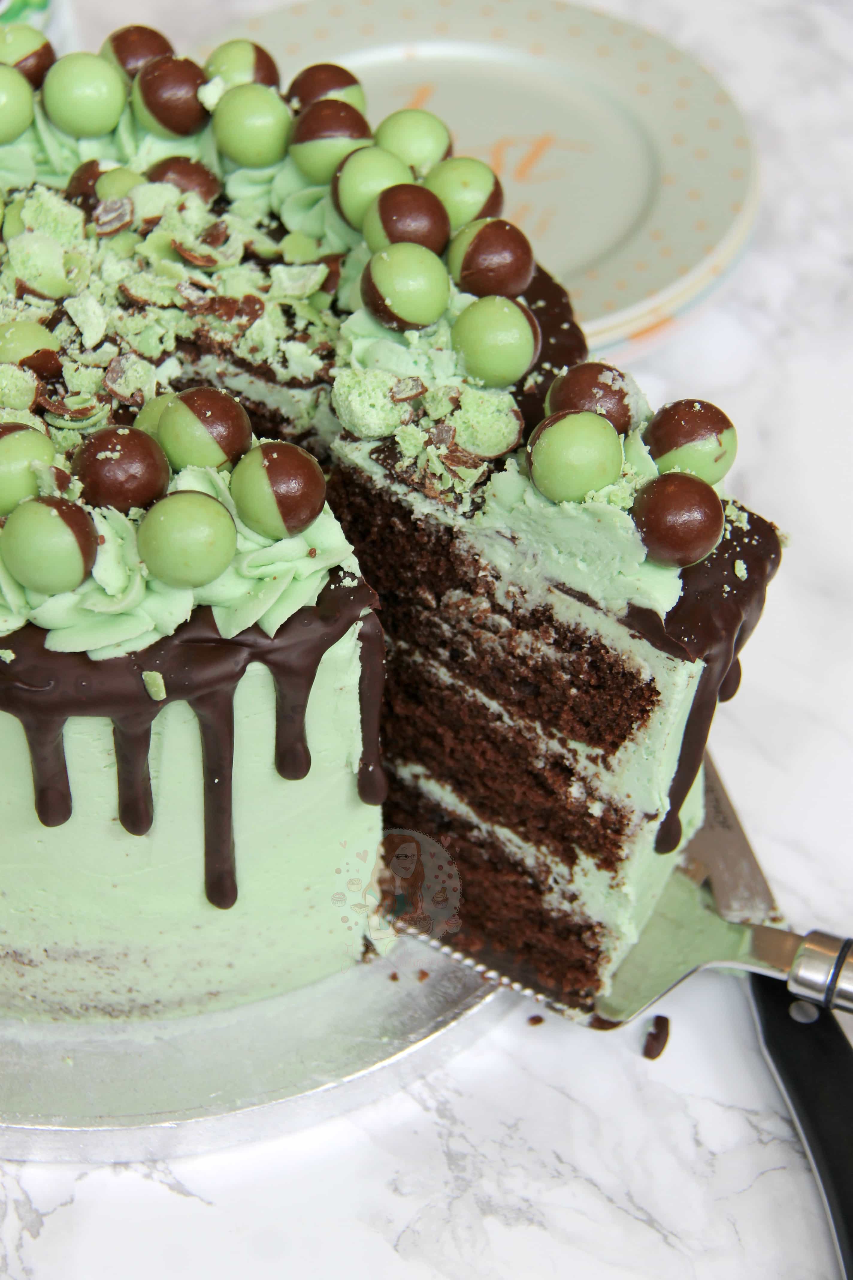 Mint Aero Cake! Jane's Patisserie