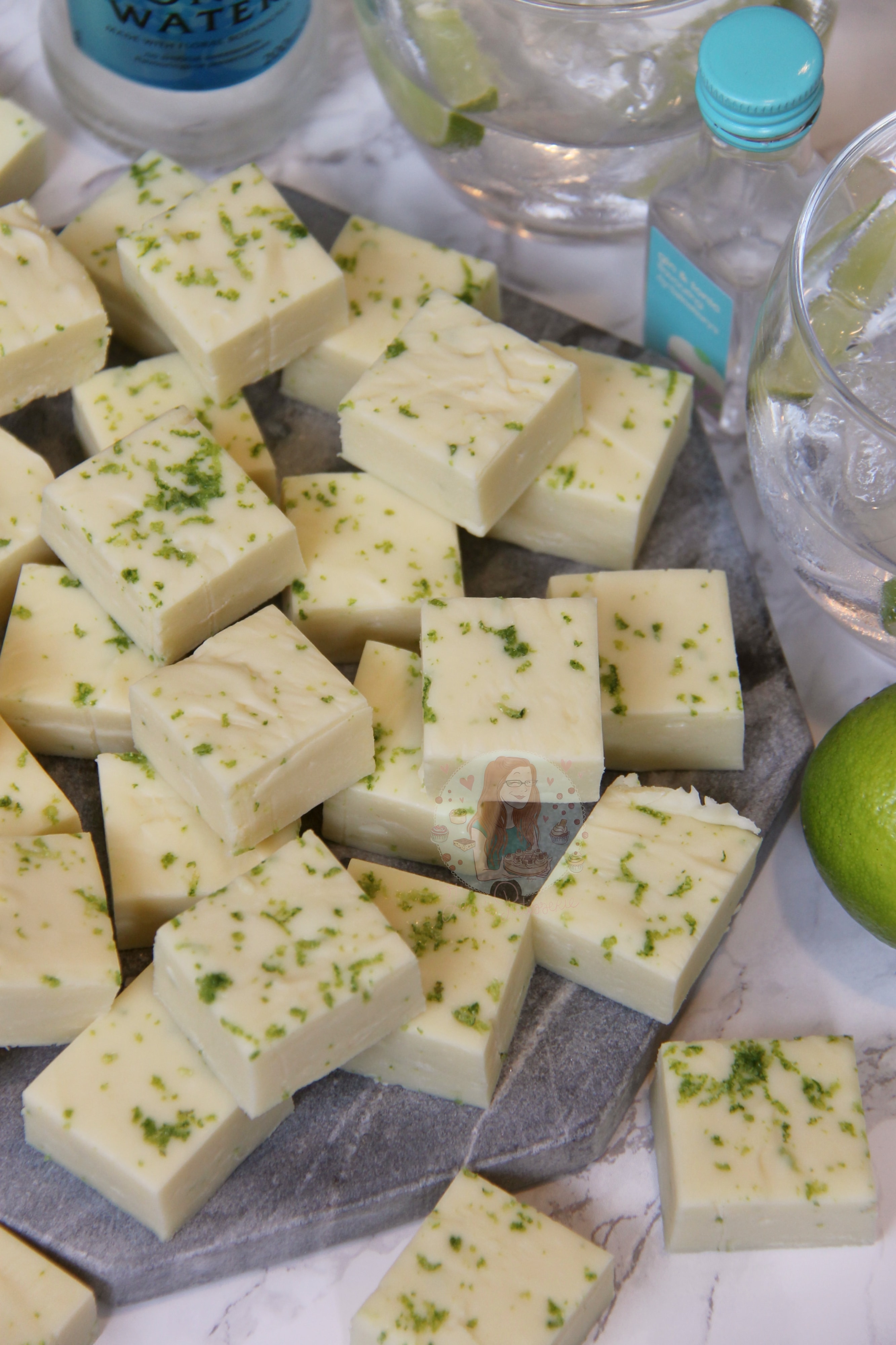 Gin and Tonic Fudge Jane's Patisserie