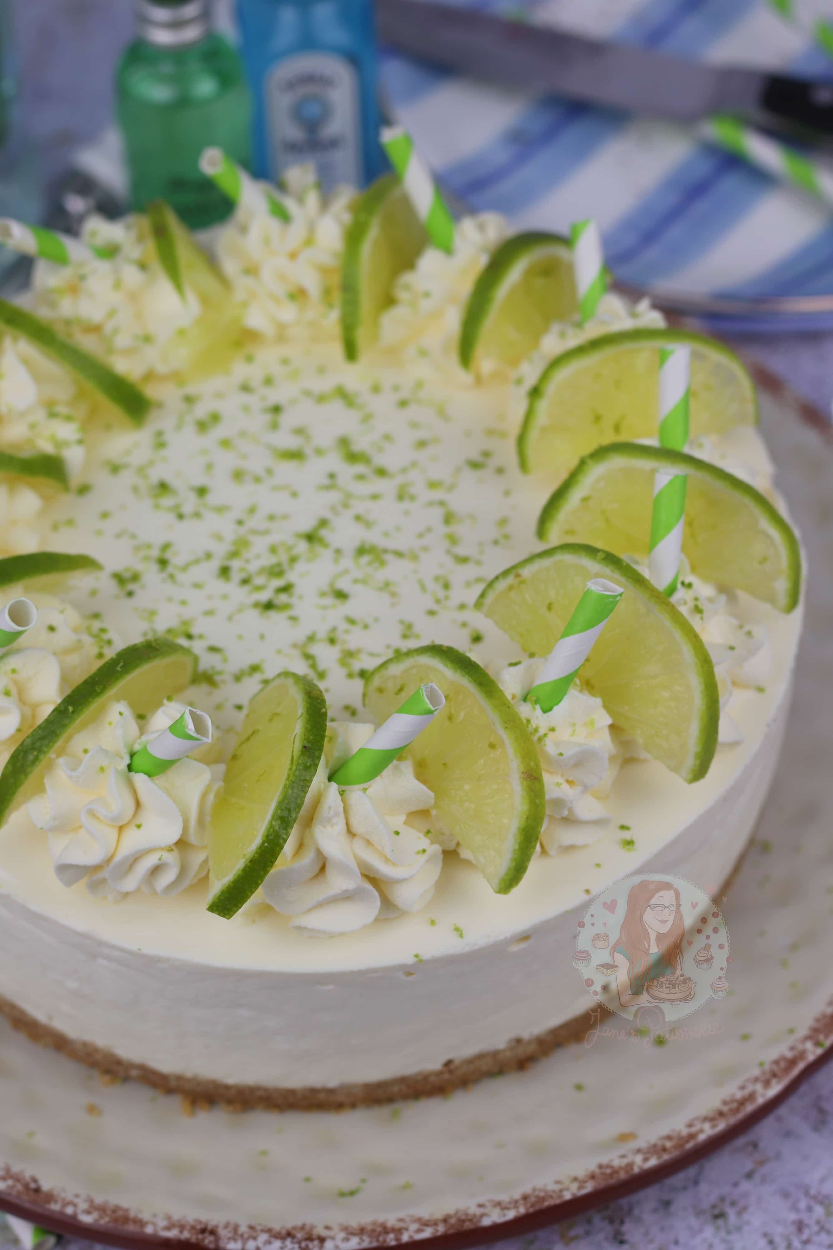 NoBake Gin and Tonic Cheesecake! Jane's Patisserie