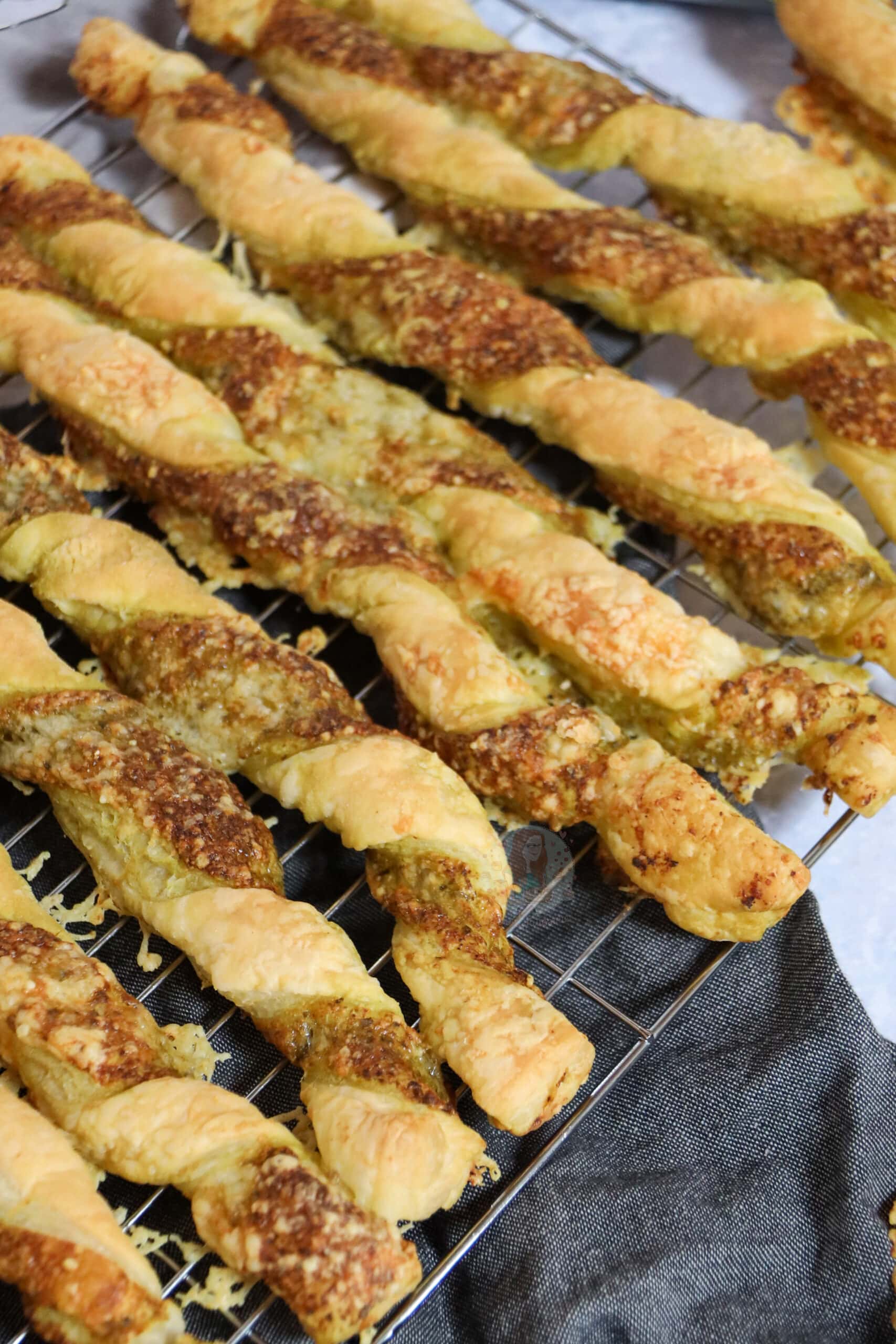 PestoCheese Straws! Jane's Patisserie
