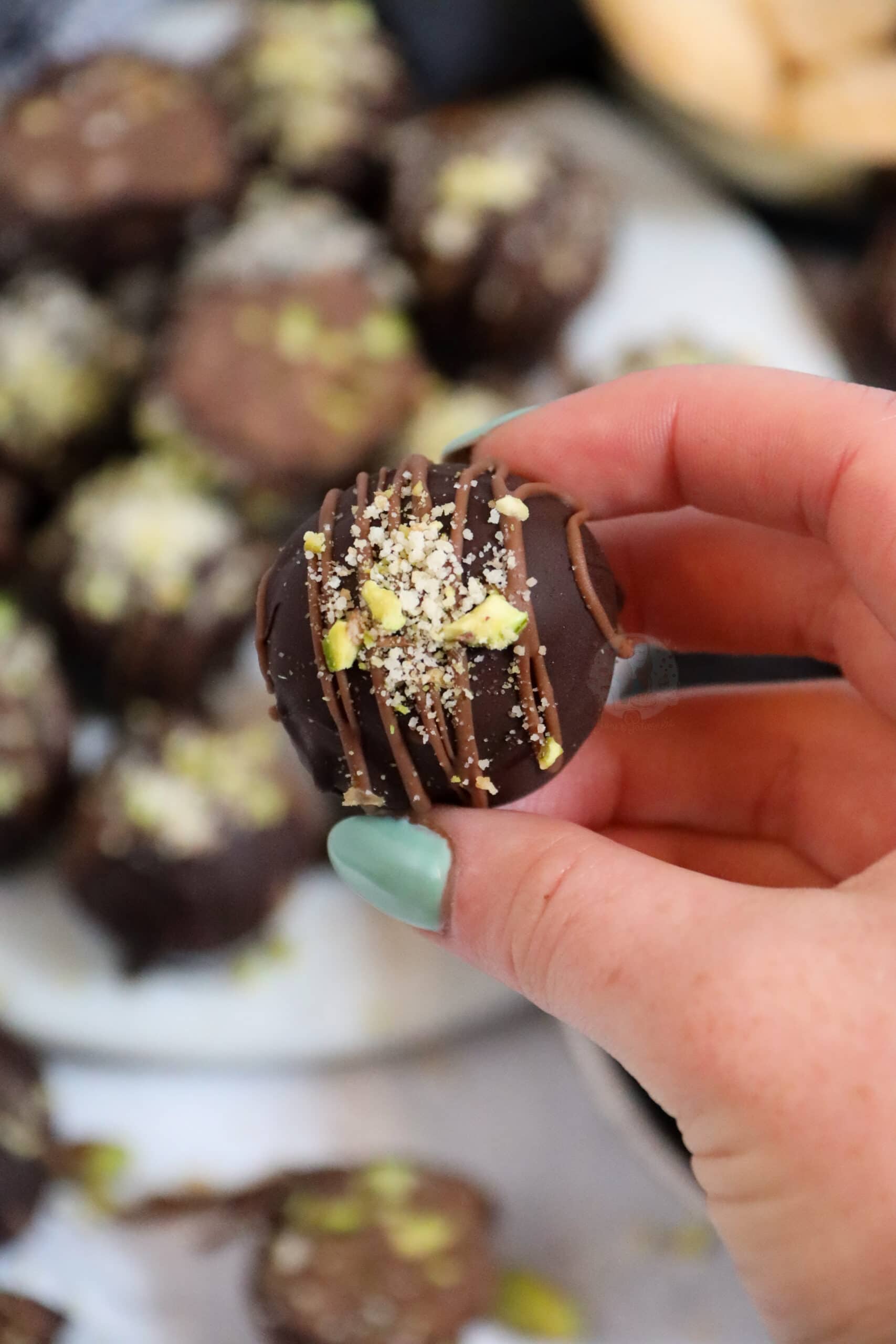 Amaretti, Pistachio & Rum Truffles! Jane's Patisserie
