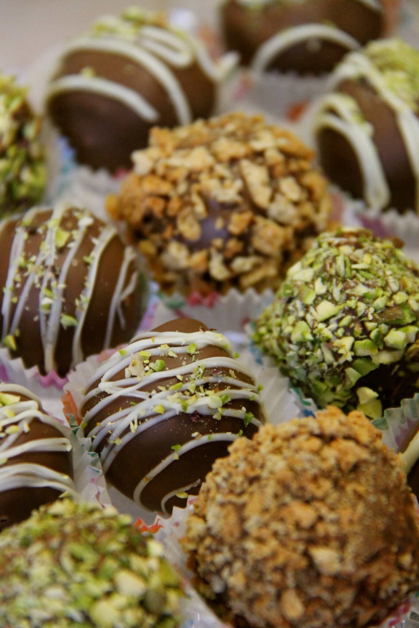 Amaretti, Pistachio & Rum Truffles! Jane's Patisserie