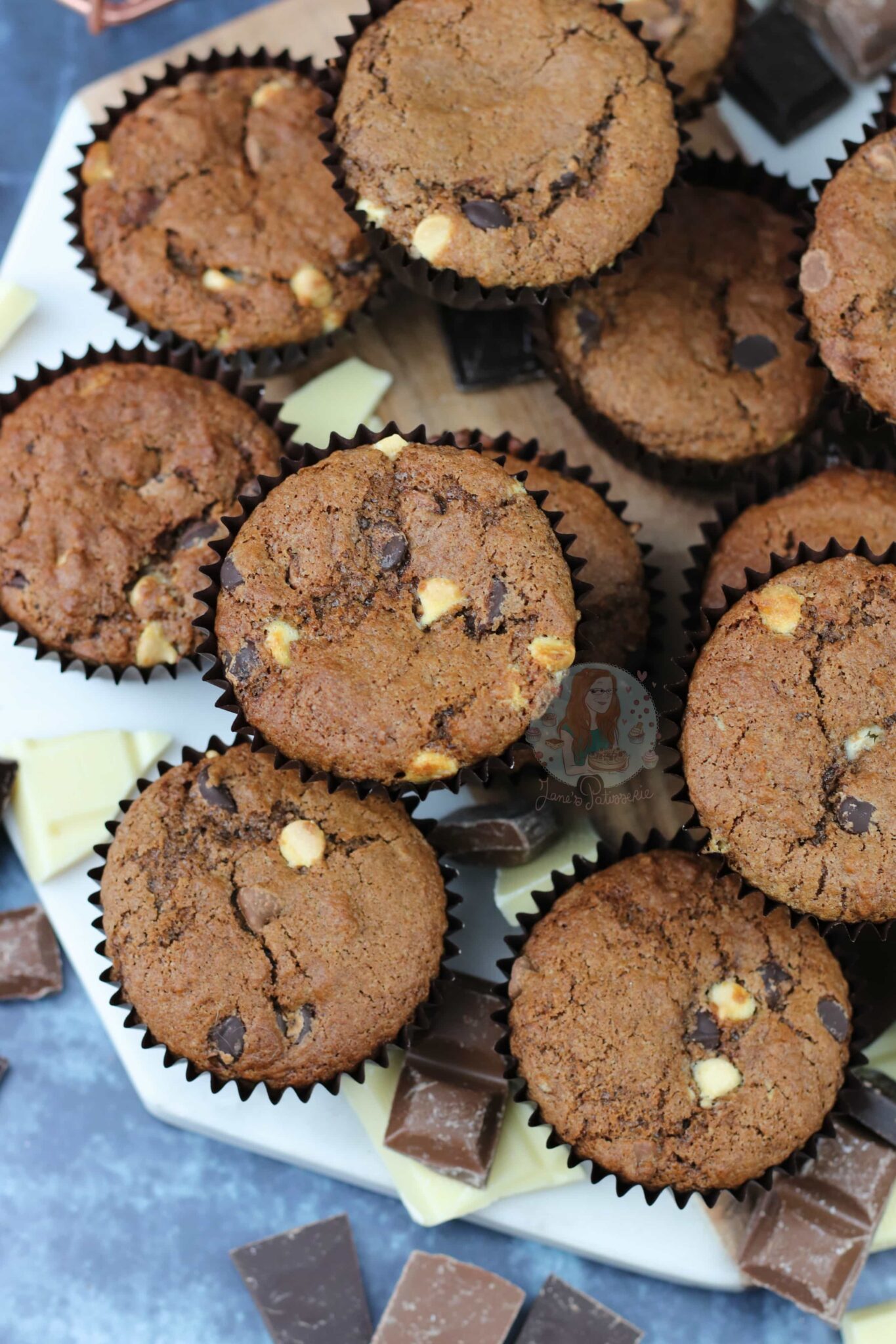 Triple Chocolate Muffins! Jane's Patisserie