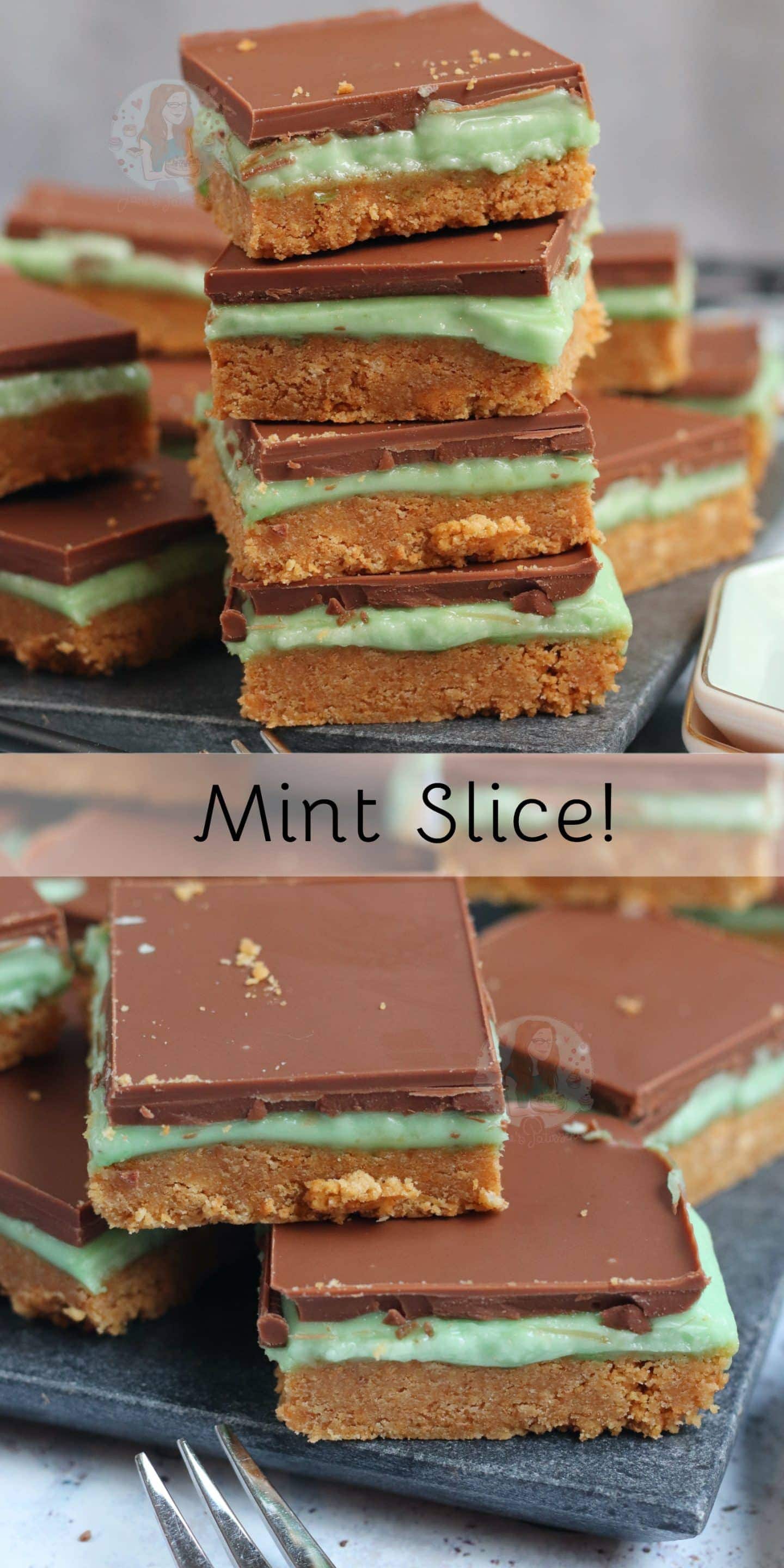 Mint Slice NoBake Recipe Jane's Patisserie