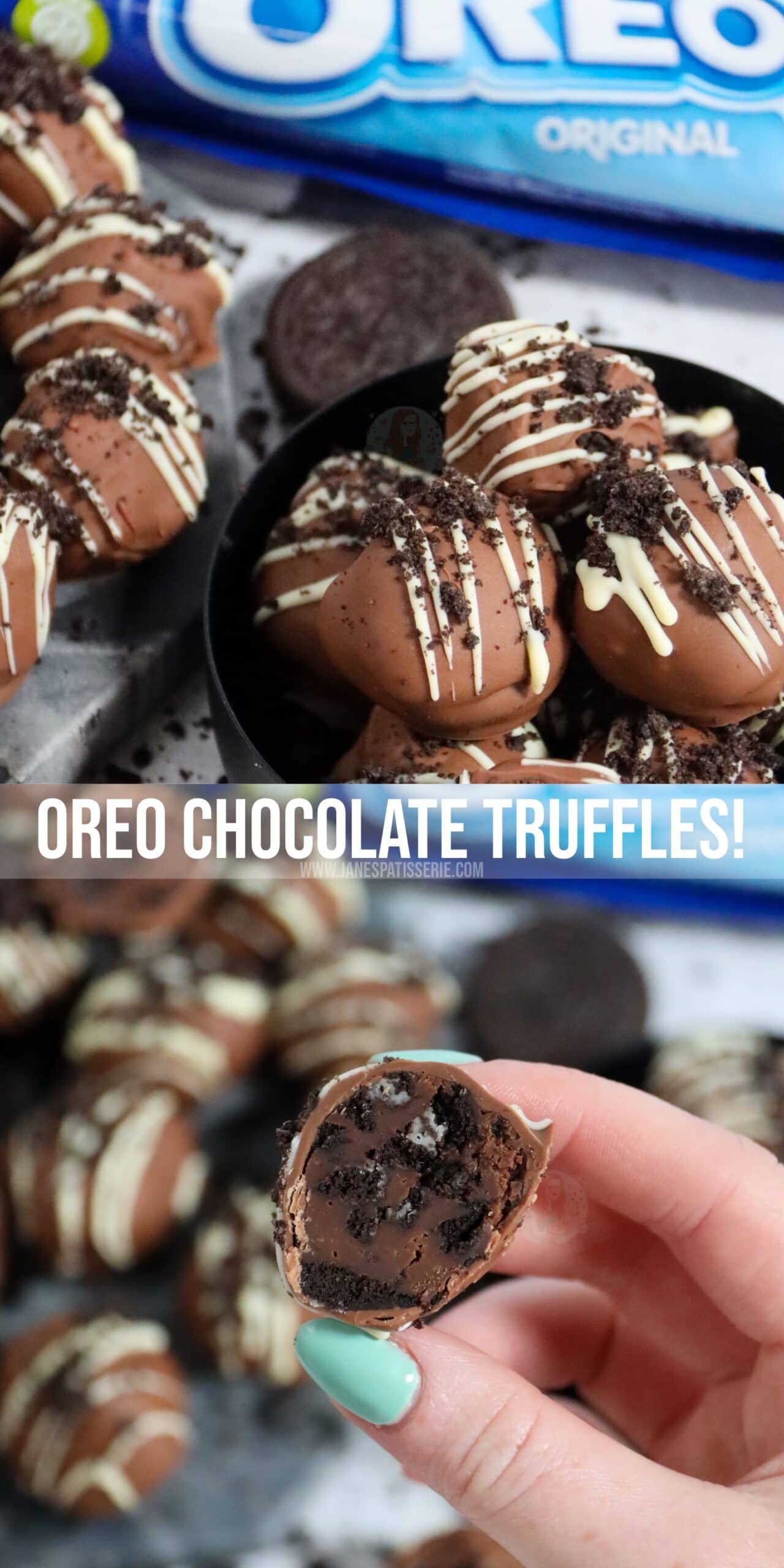 Oreo Chocolate Truffles! Jane's Patisserie
