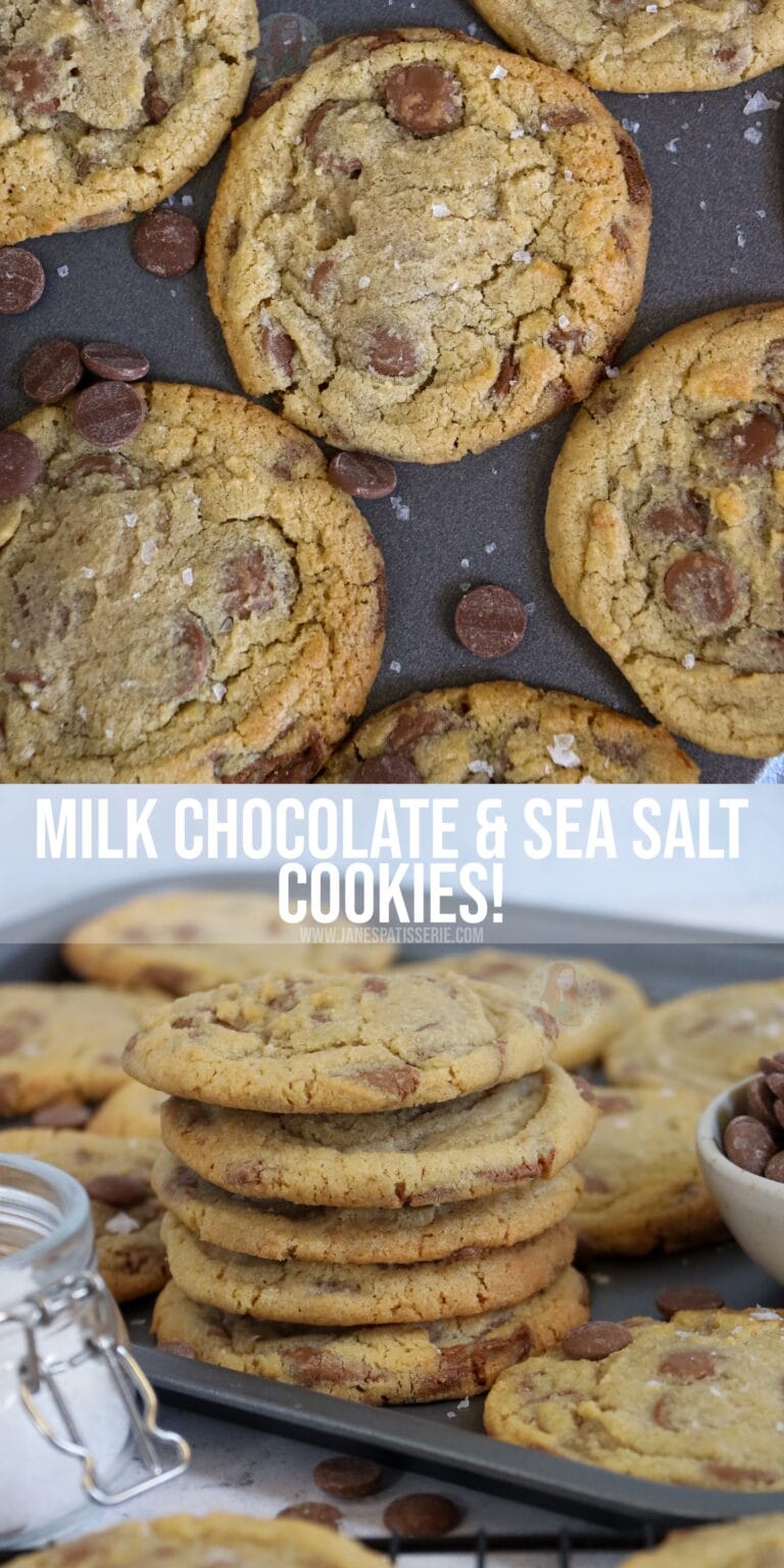 Milk Chocolate & Sea Salt Cookies! Jane's Patisserie