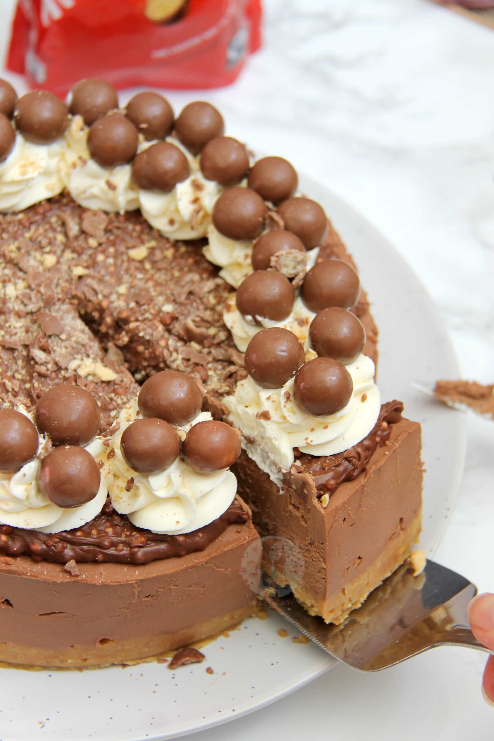 NoBake Chocolate Malteser Cheesecake! Jane's Patisserie