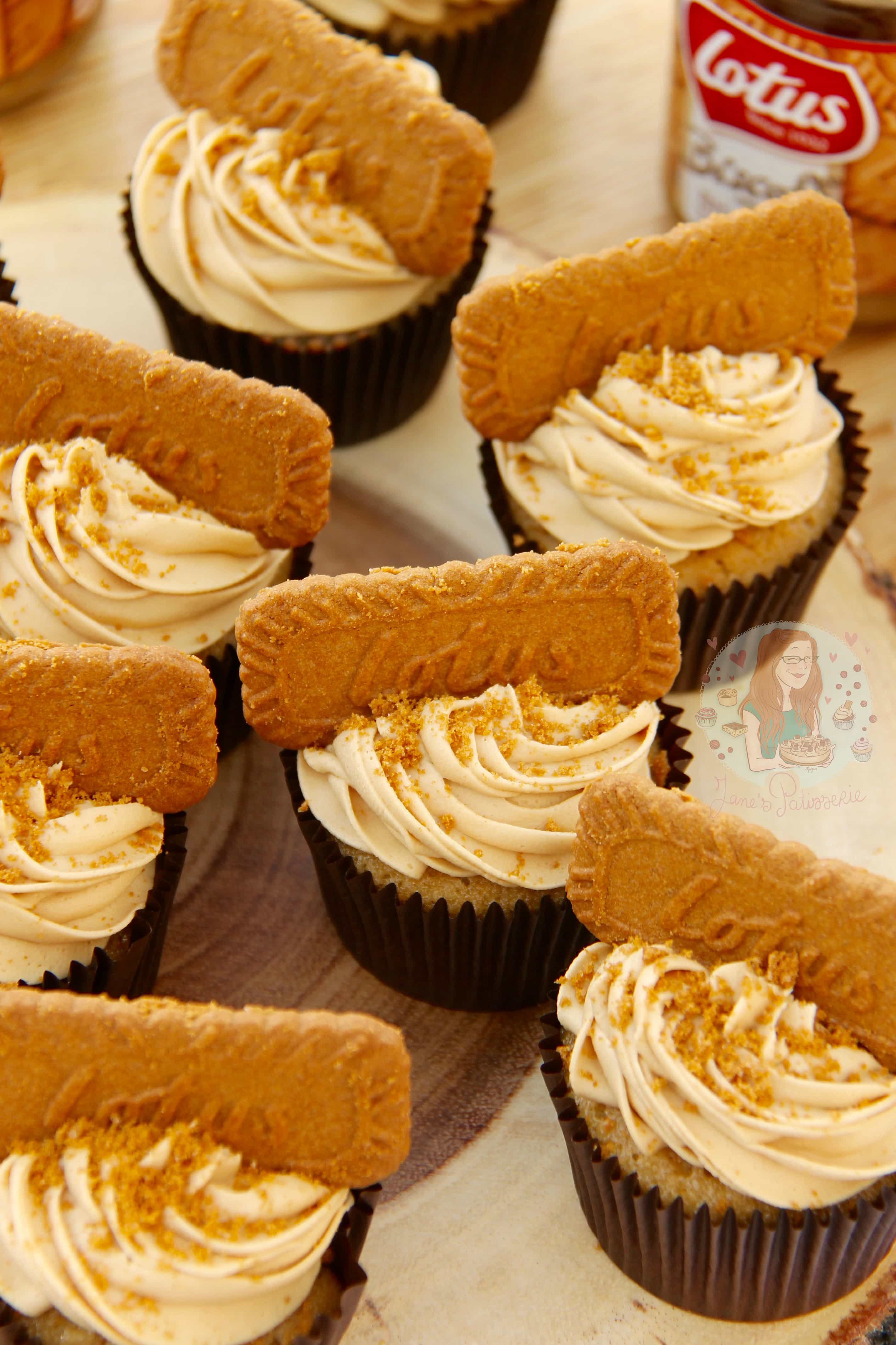 Biscoff Cookie Butter Cupcakes! Jane's Patisserie