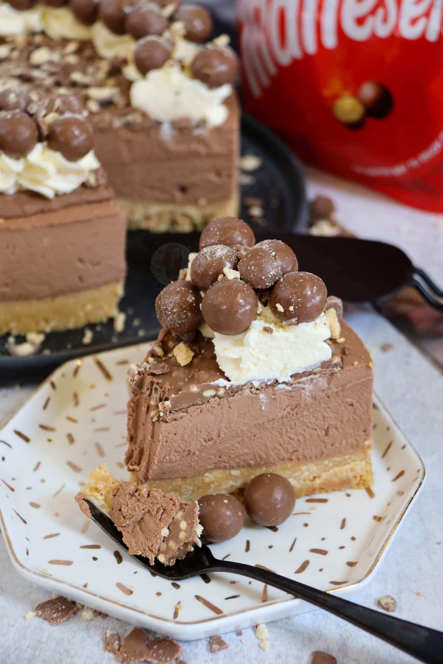 NoBake Chocolate Malteser Cheesecake! Jane's Patisserie