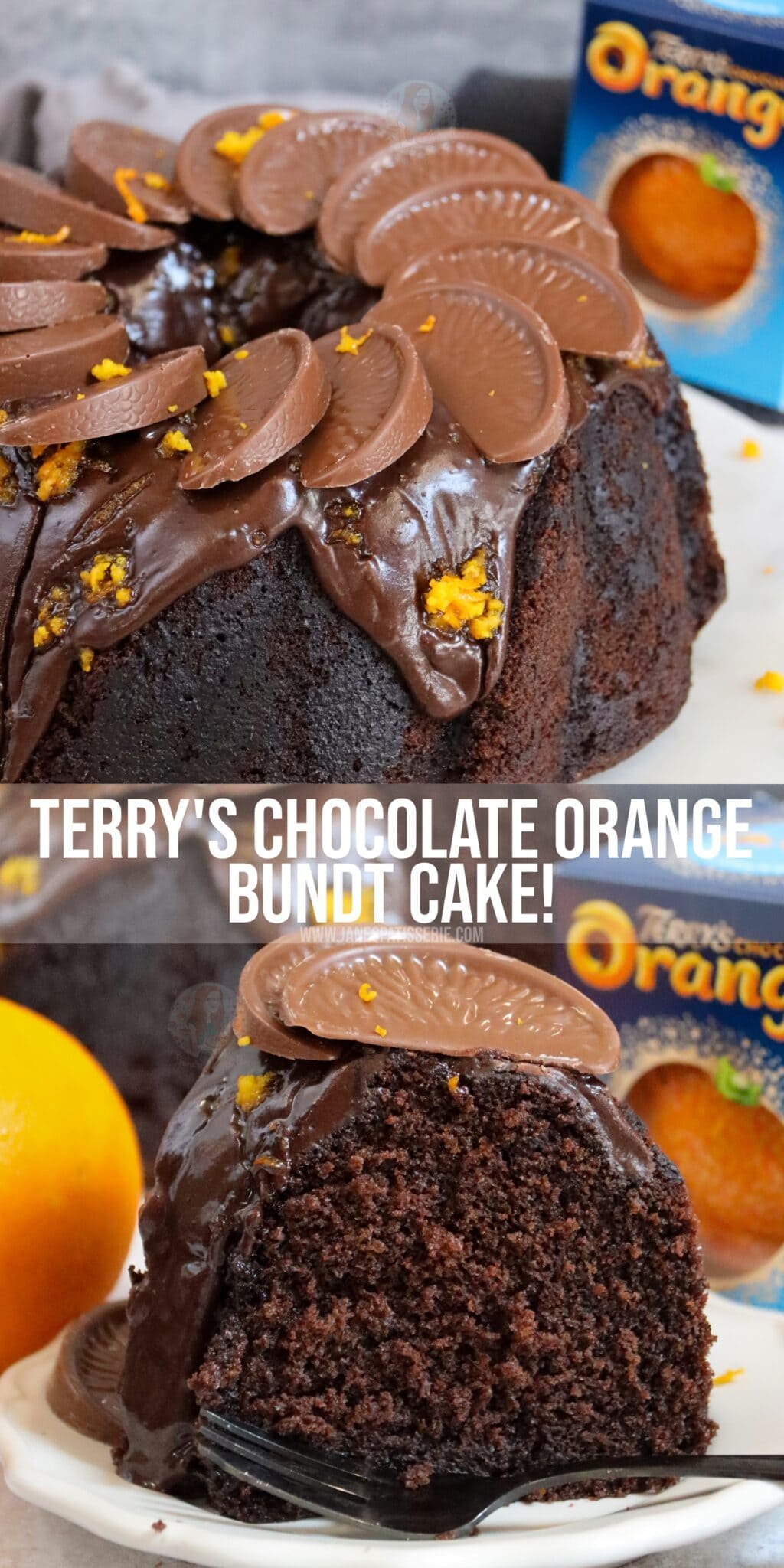 Terry's Chocolate Orange Bundt Cake! Jane's Patisserie