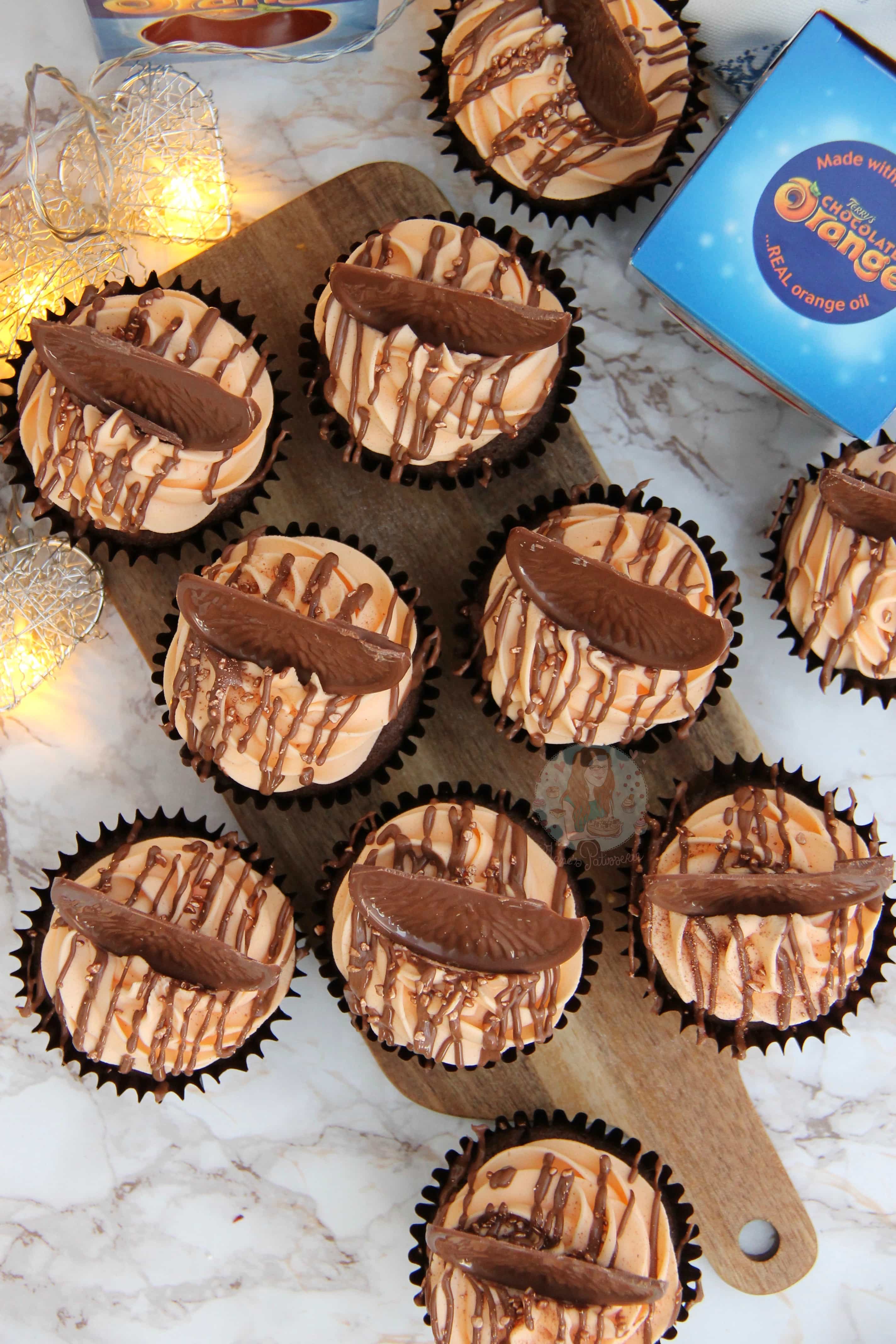 Terry's Chocolate Orange Cupcakes! Jane's Patisserie