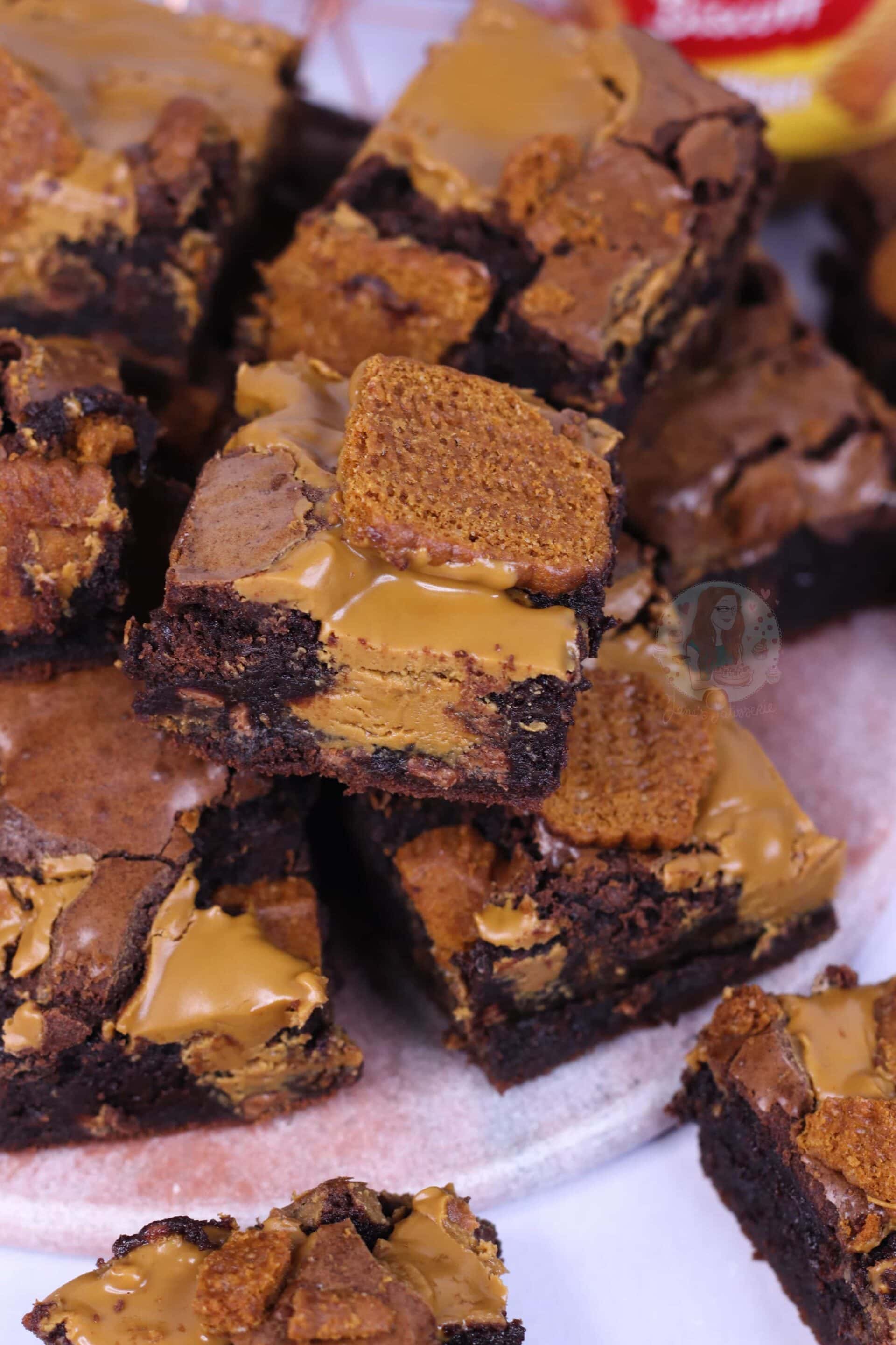 Biscoff Brownies! Jane's Patisserie
