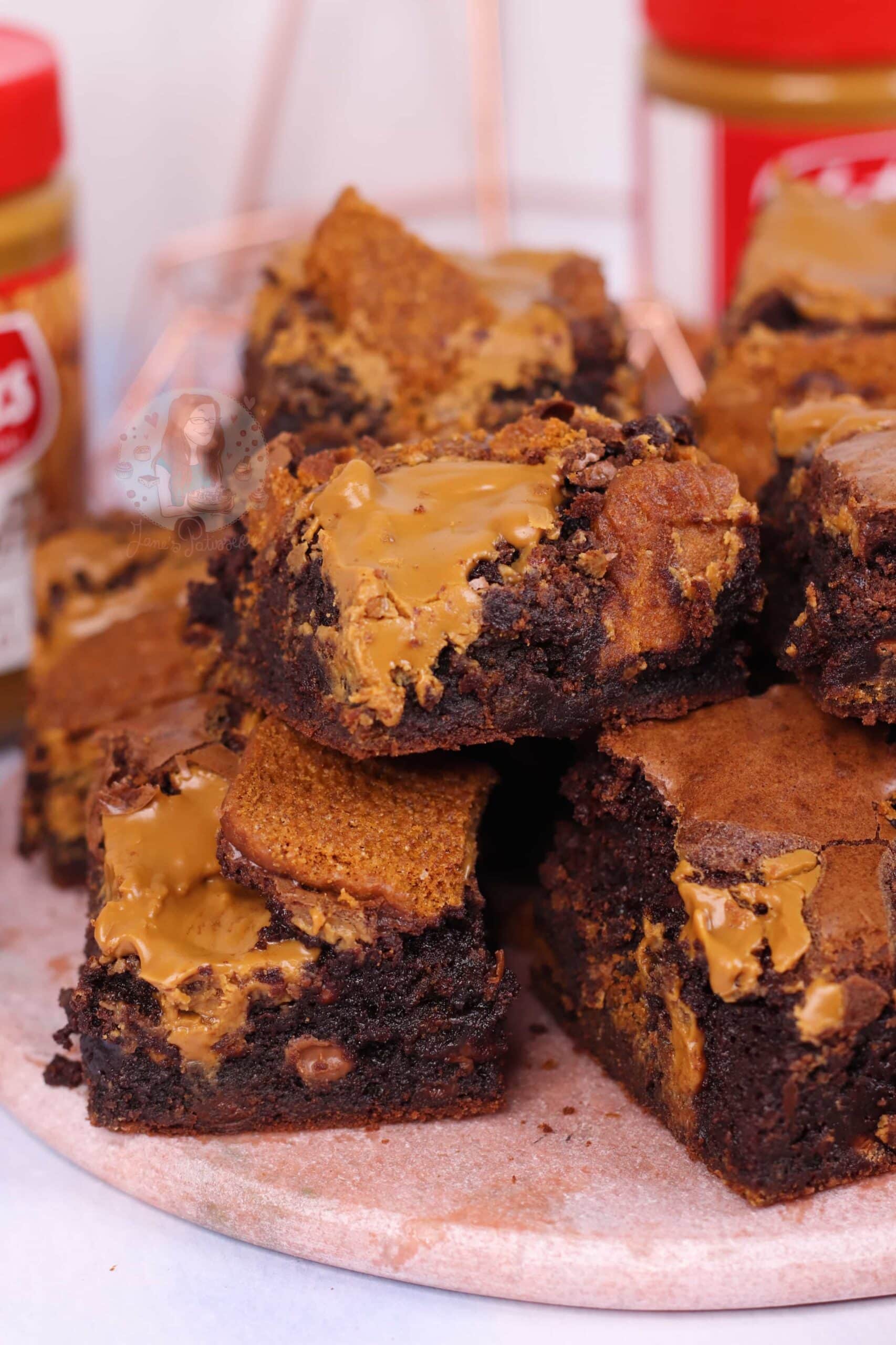 Biscoff Brownies! Jane's Patisserie