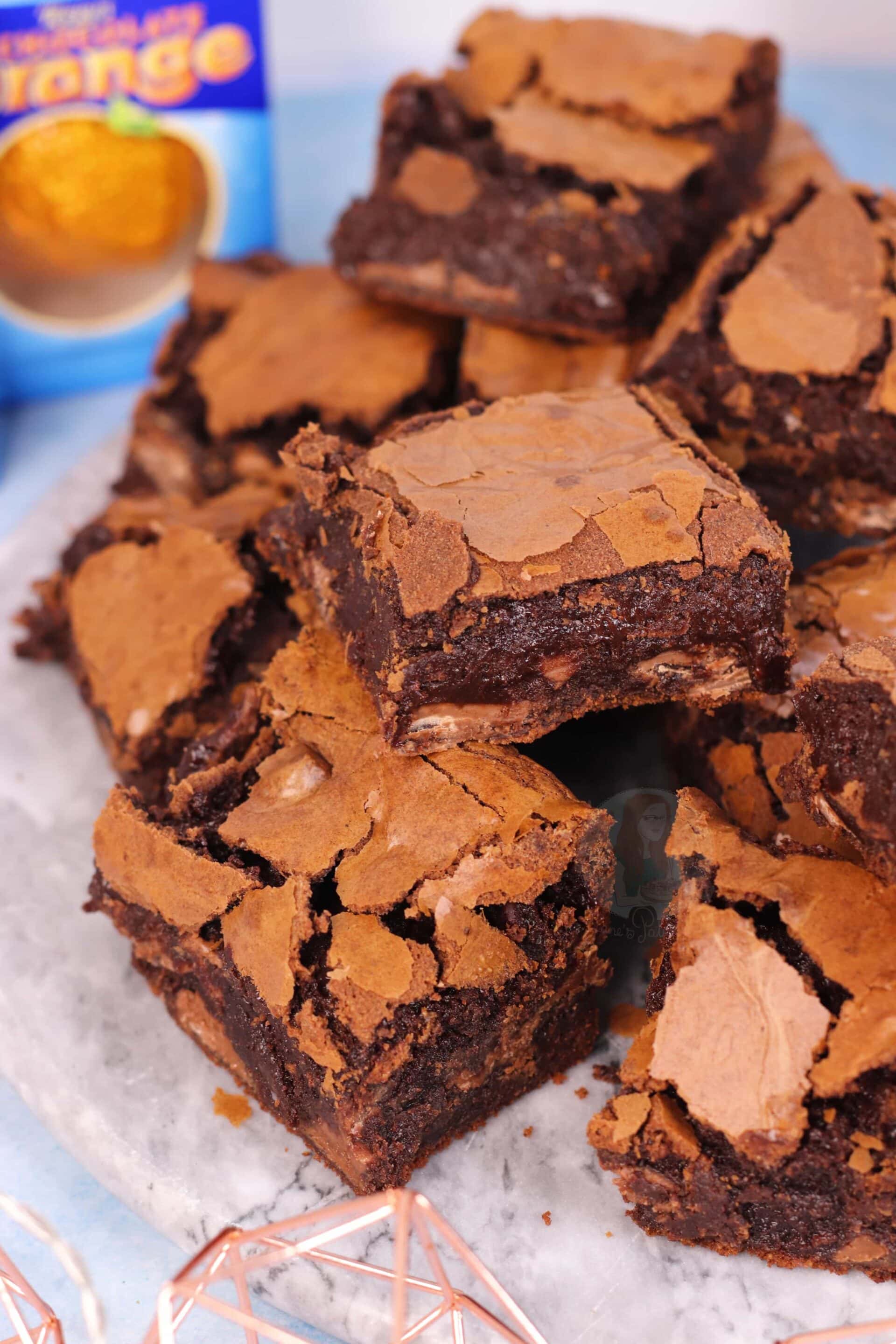 Terry's Chocolate Orange Brownies! Jane's Patisserie