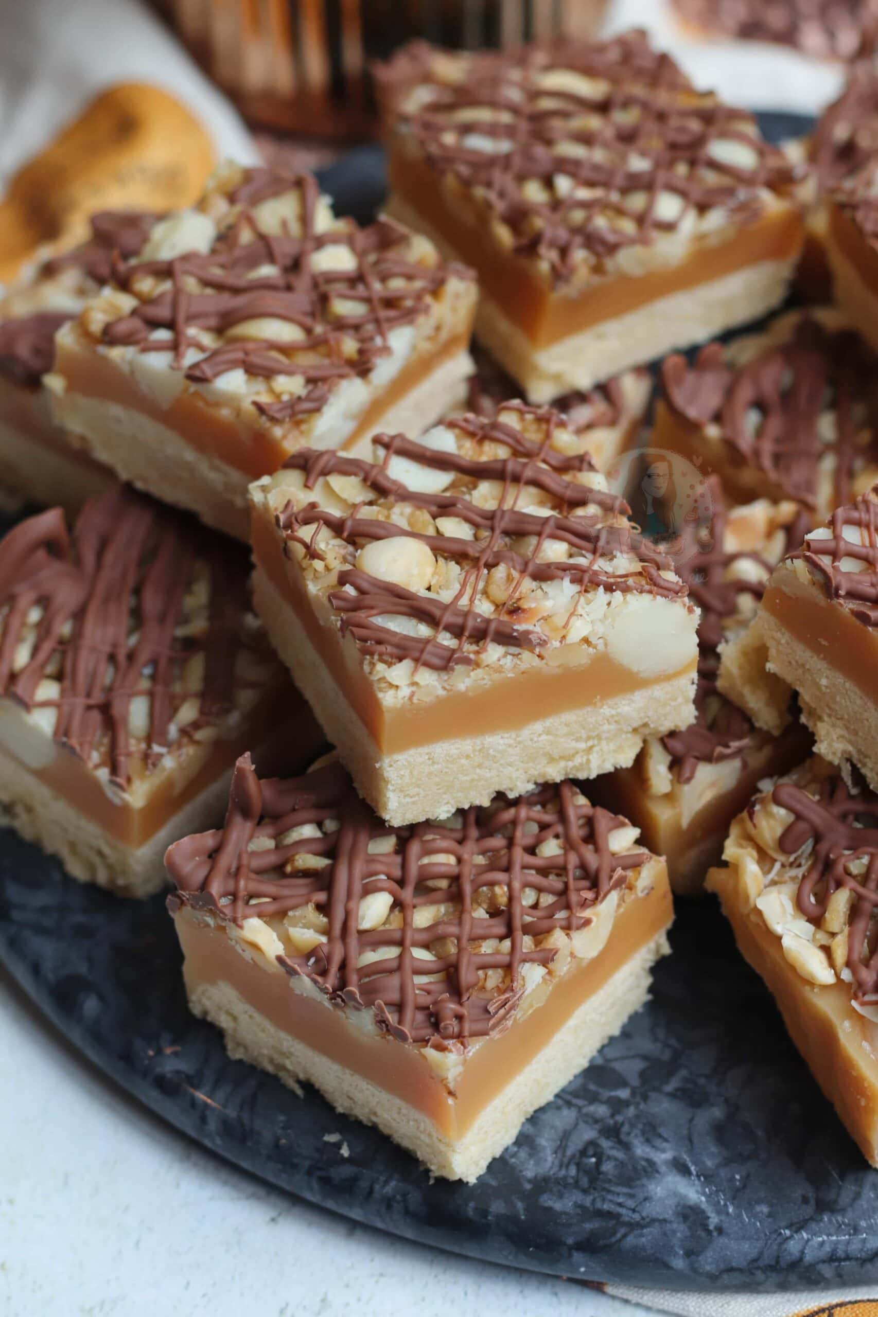Salted Caramel Nut Slice! Jane's Patisserie