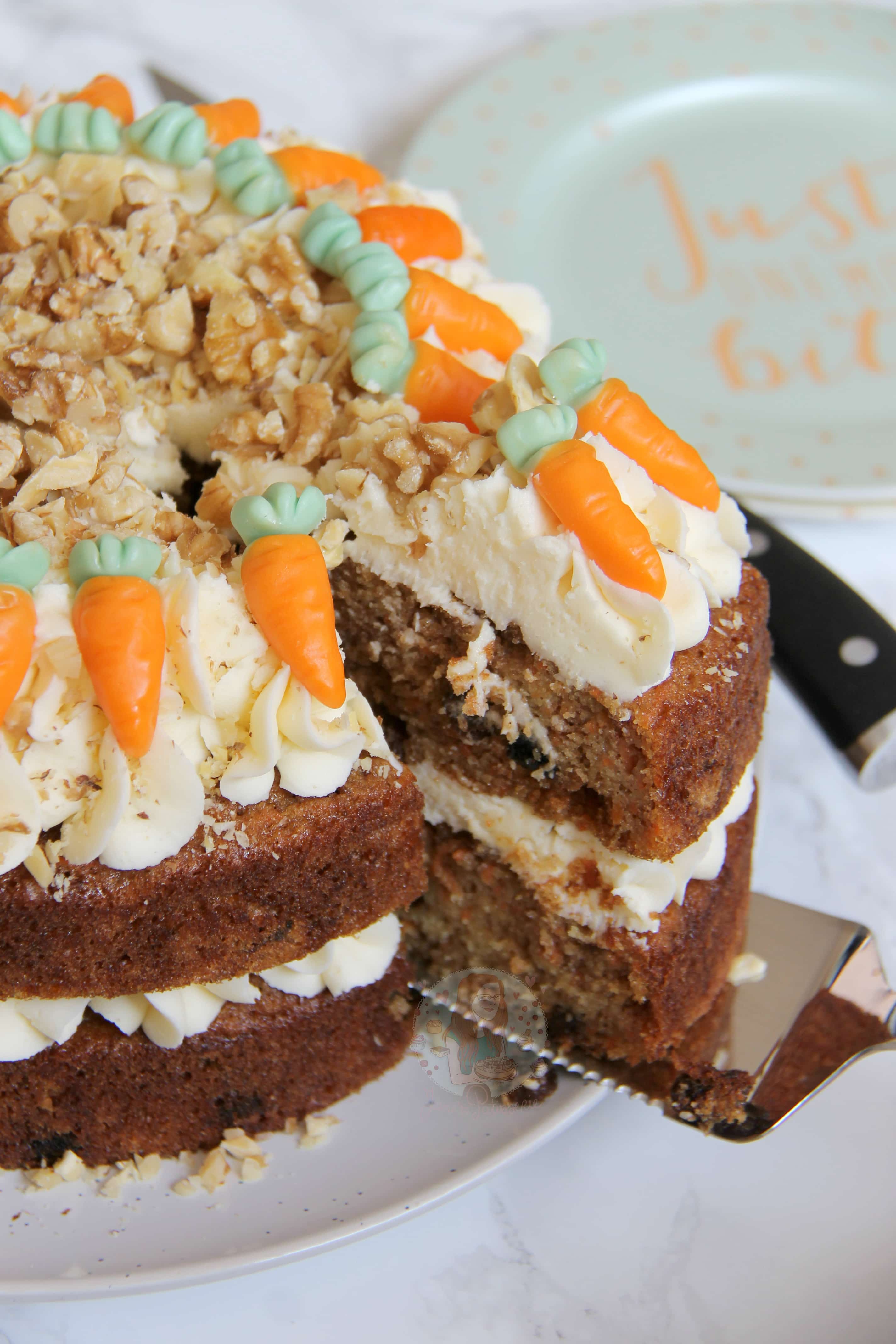 Carrot cake leak