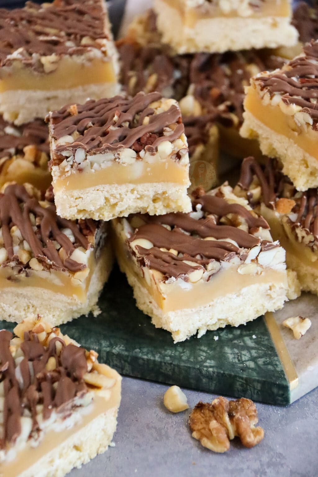 Salted Caramel Nut Slice! Jane's Patisserie