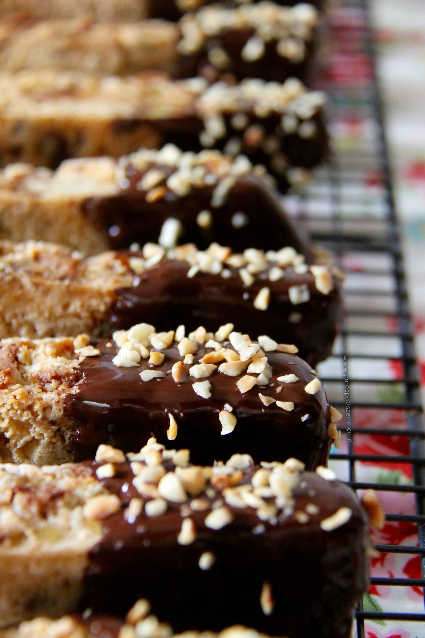 Pistachio, Hazelnut & Chocolate Biscotti! Jane's Patisserie
