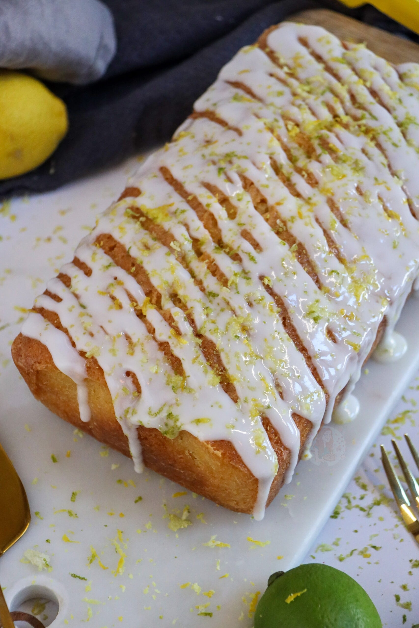 Torta de limão e limão
