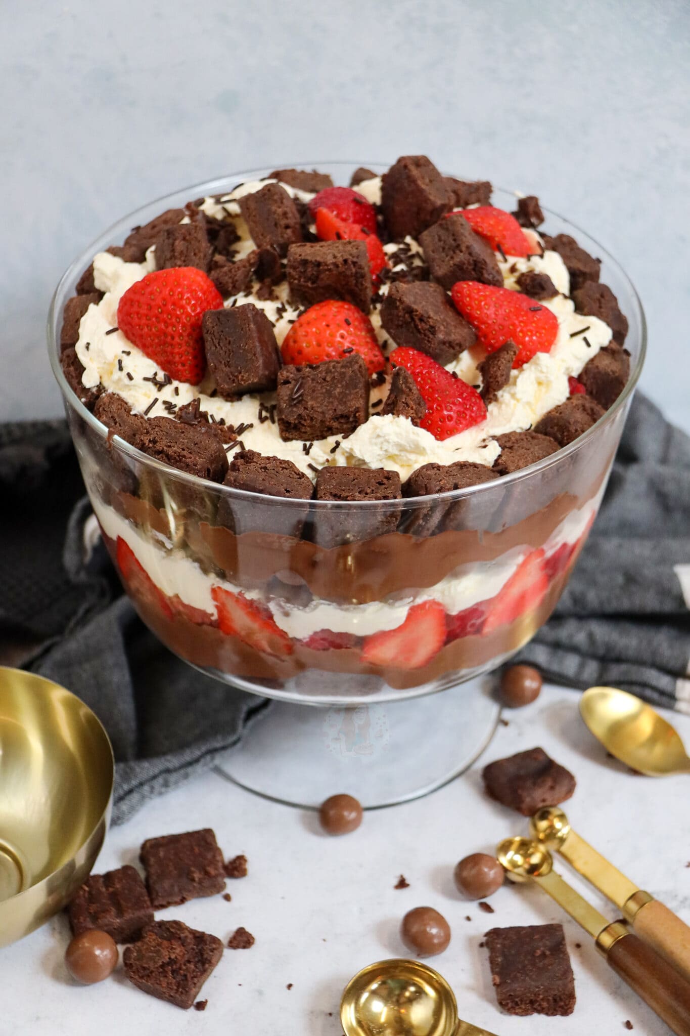 Chocolate Brownie Trifle! Jane's Patisserie