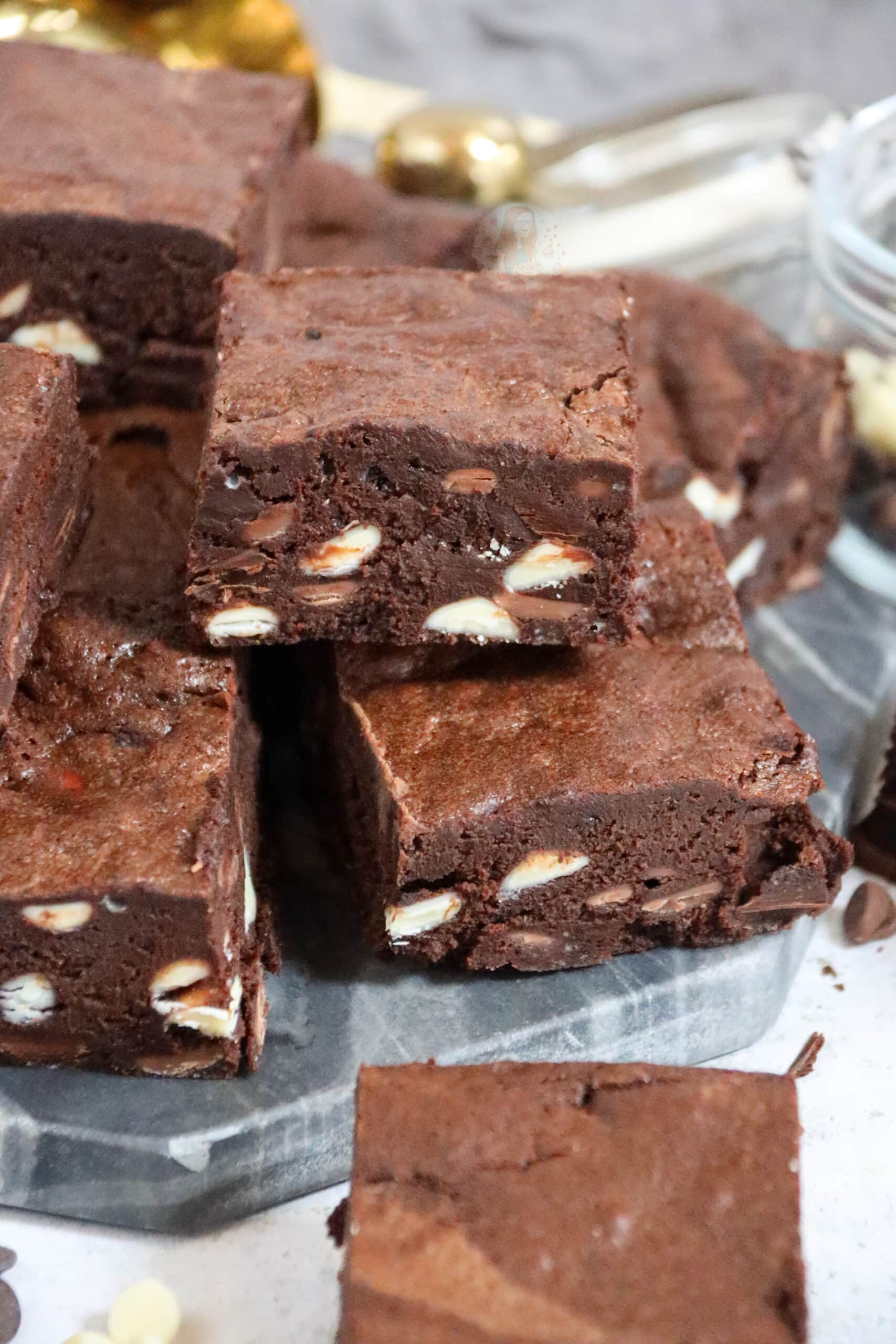 Brownies libres de gluten