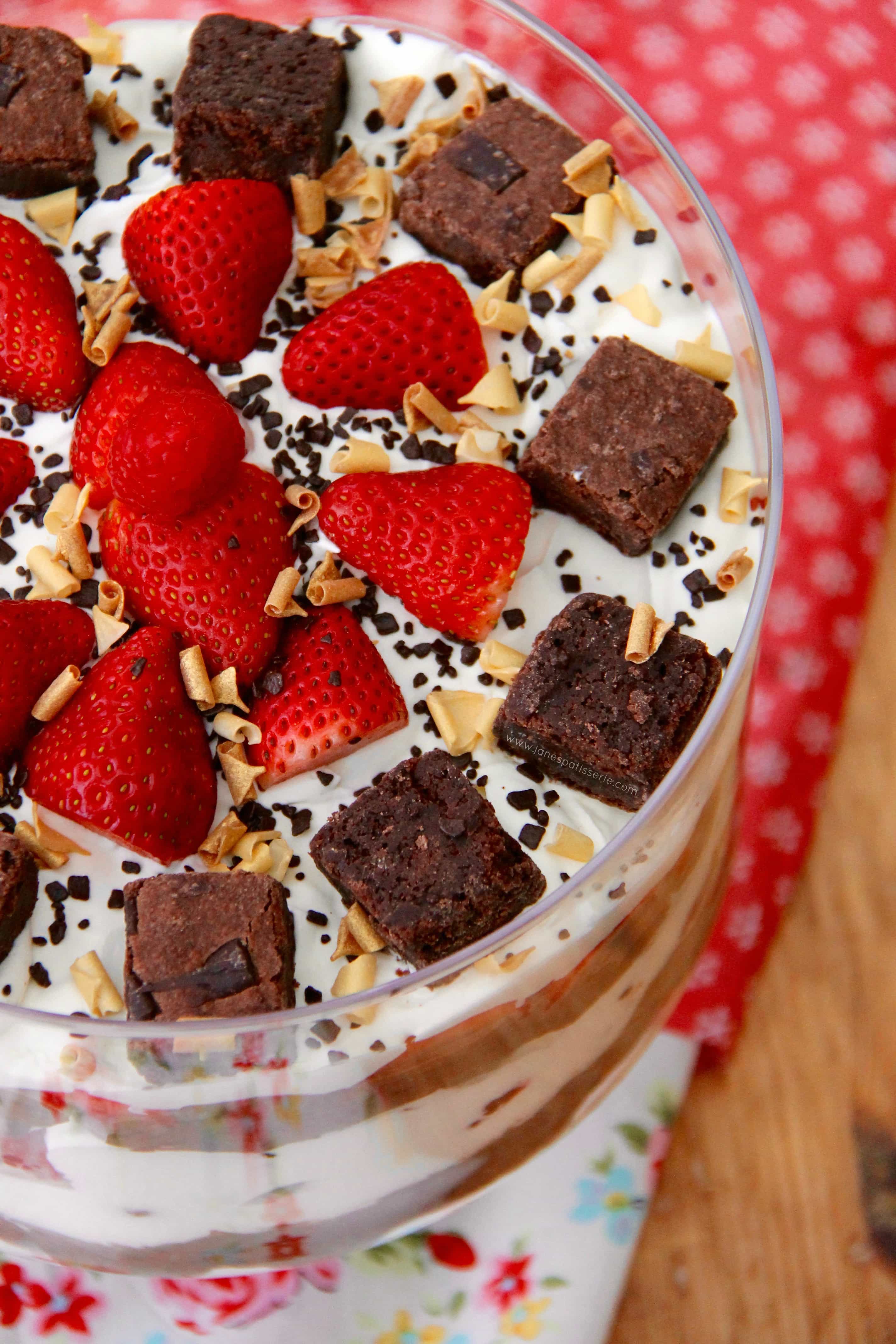 Chocolate Brownie Trifle! Jane's Patisserie