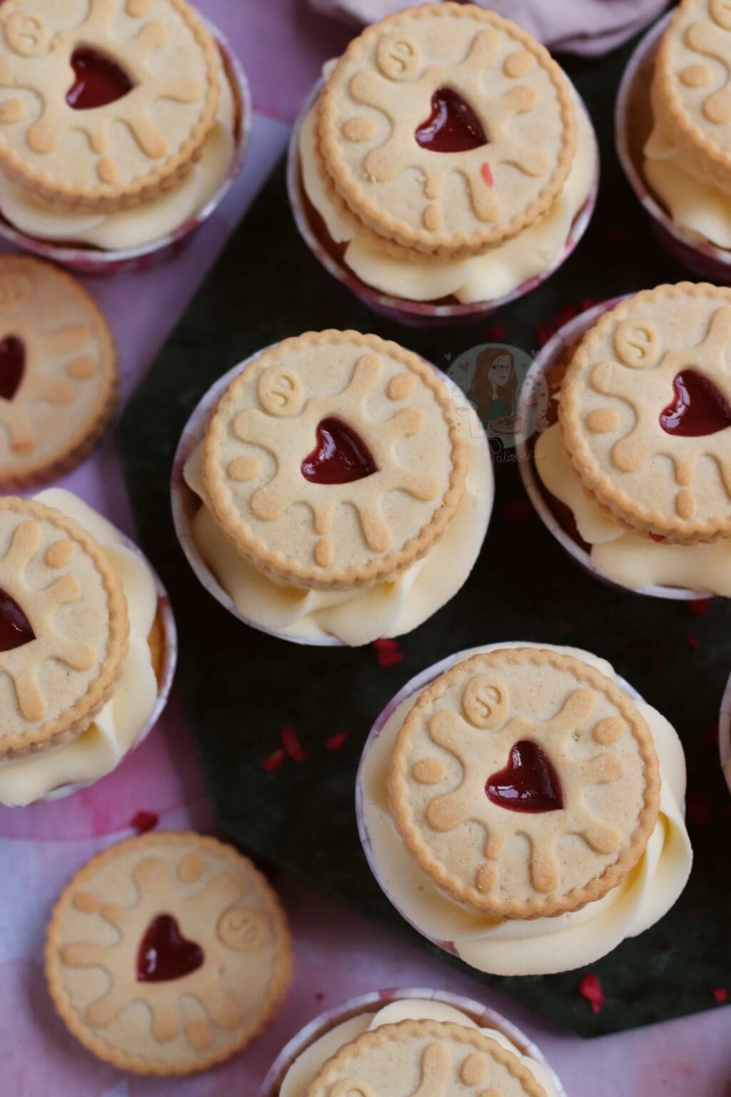 Jammie Dodger Cupcakes! Jane's Patisserie