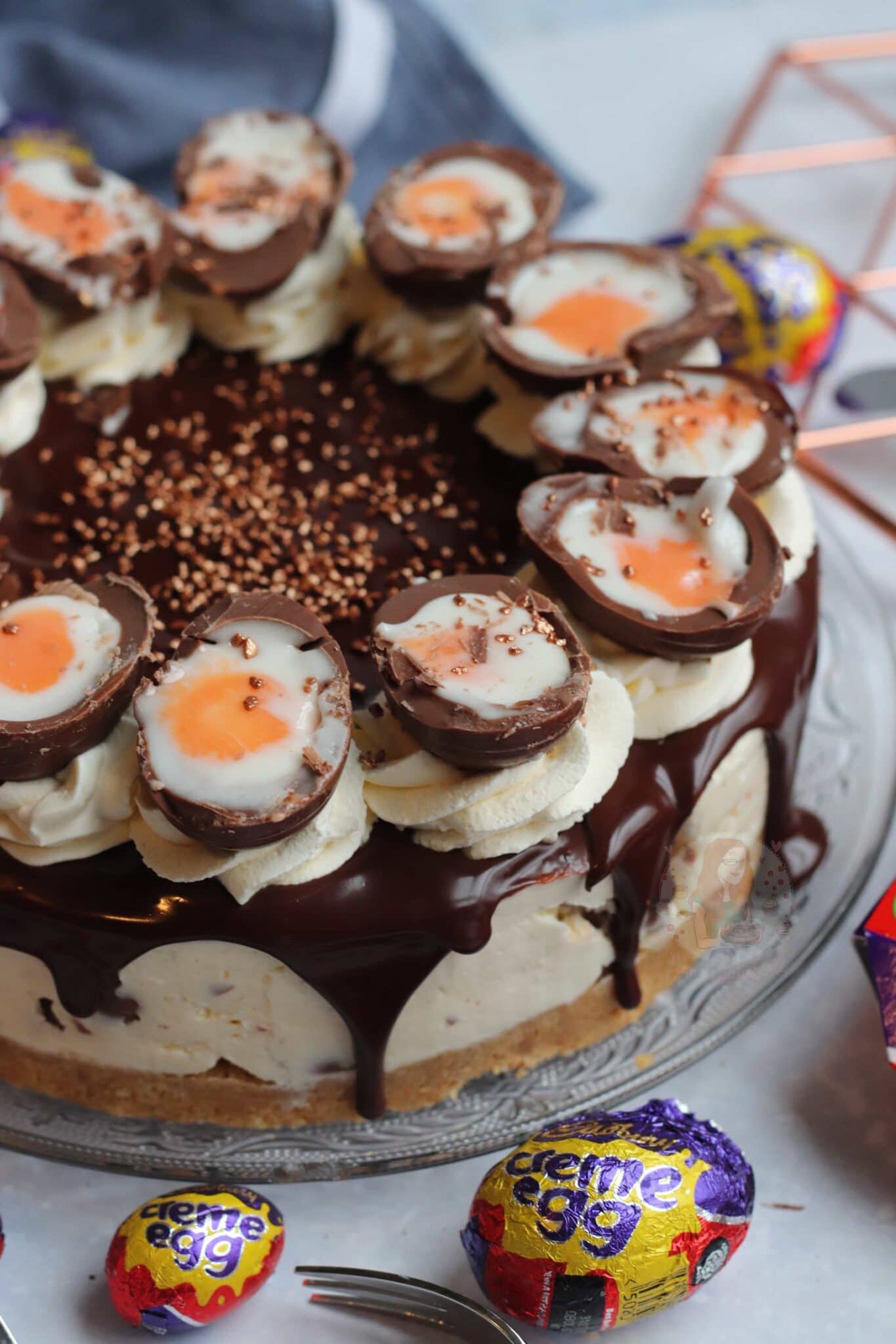 NoBake Creme Egg Cheesecake! Jane's Patisserie
