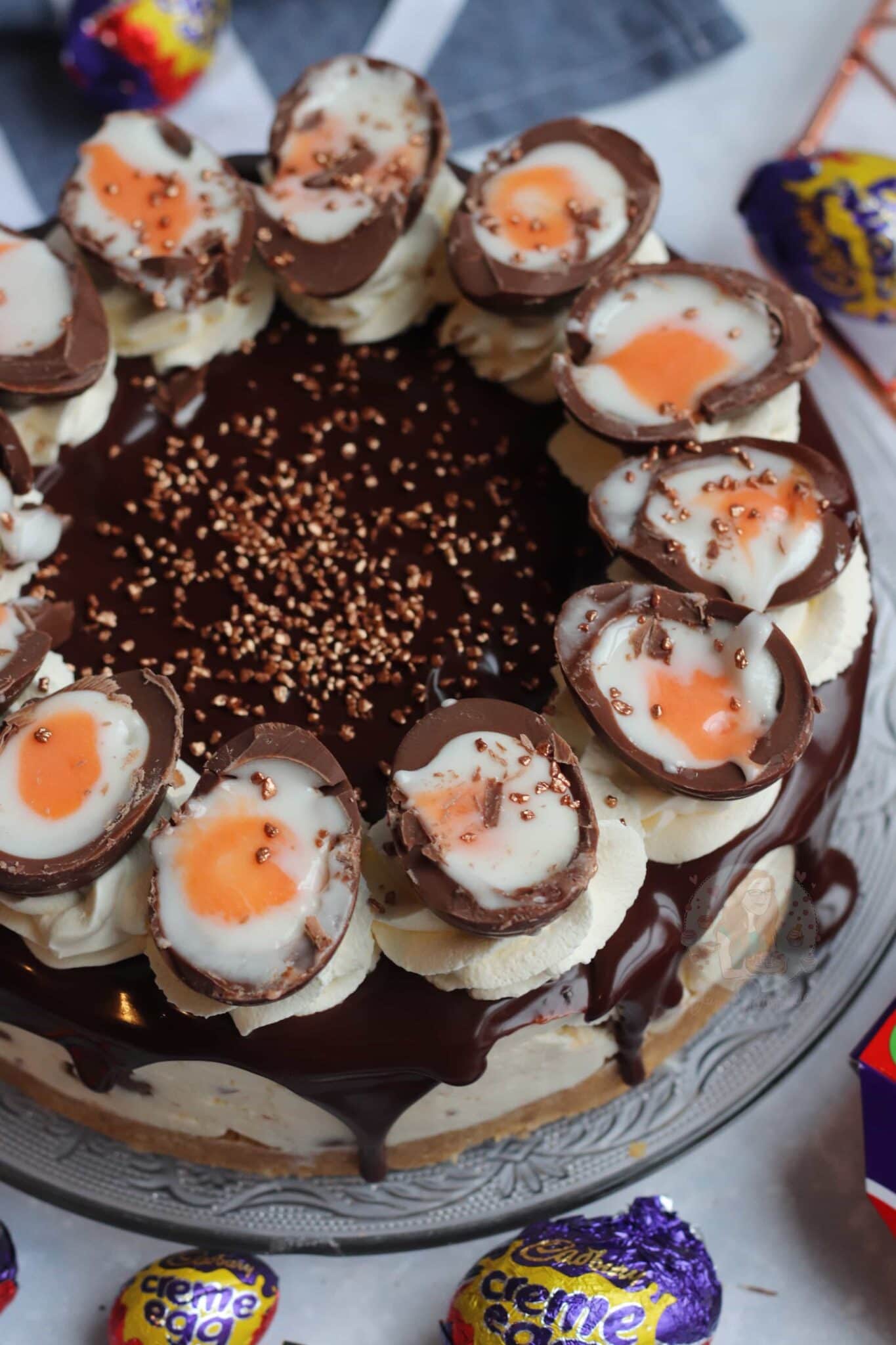 NoBake Creme Egg Cheesecake! Jane's Patisserie