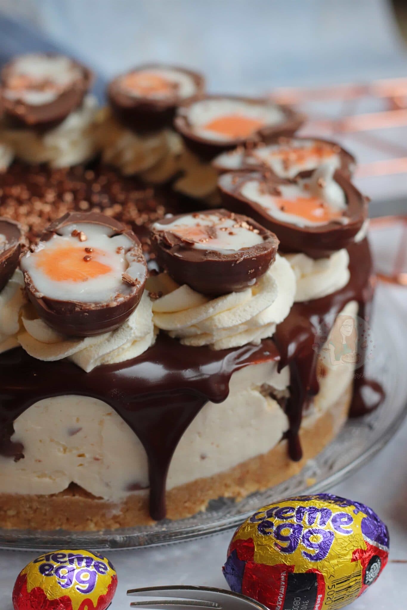 NoBake Creme Egg Cheesecake! Jane's Patisserie