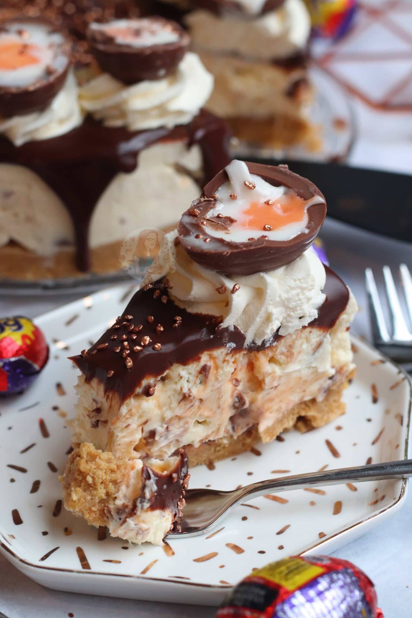 NoBake Creme Egg Cheesecake! Jane's Patisserie