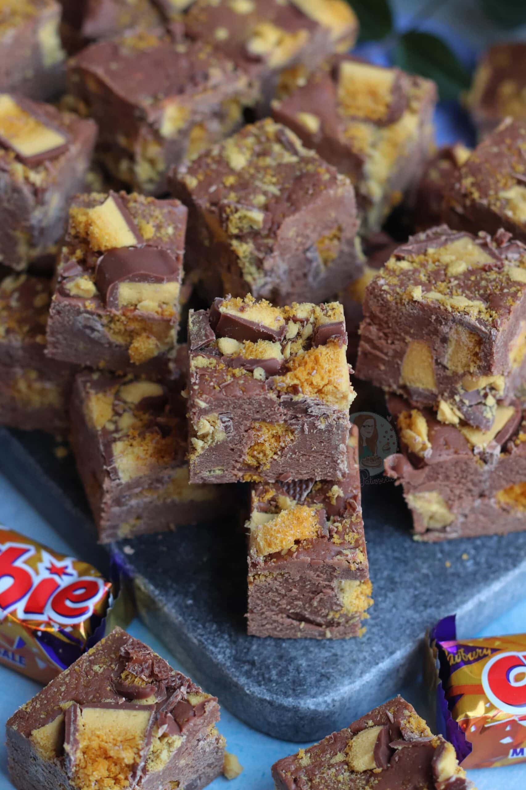 Crunchie Fudge! Jane's Patisserie