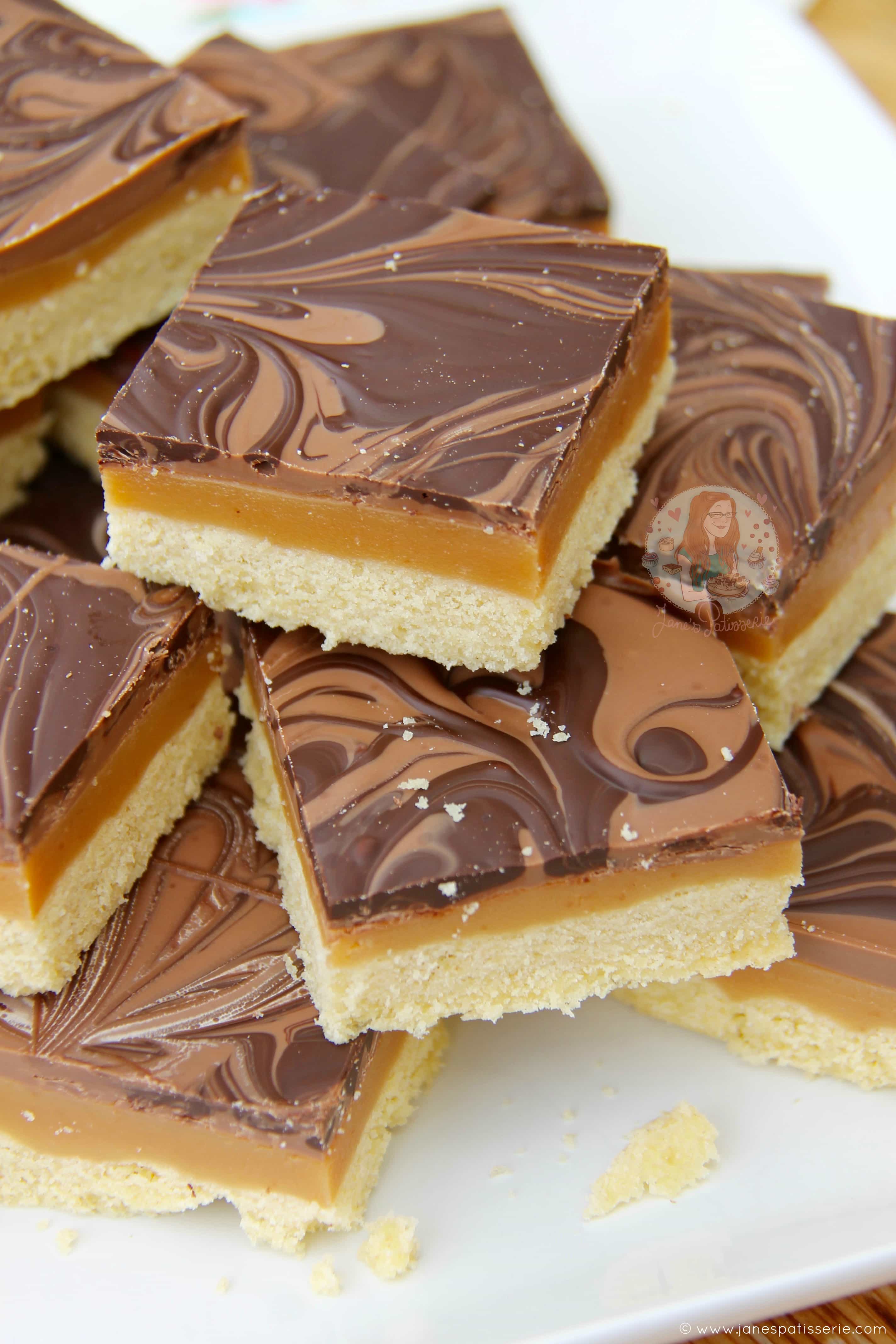 Salted Caramel Millionaires Shortbread! - Jane's Patisserie