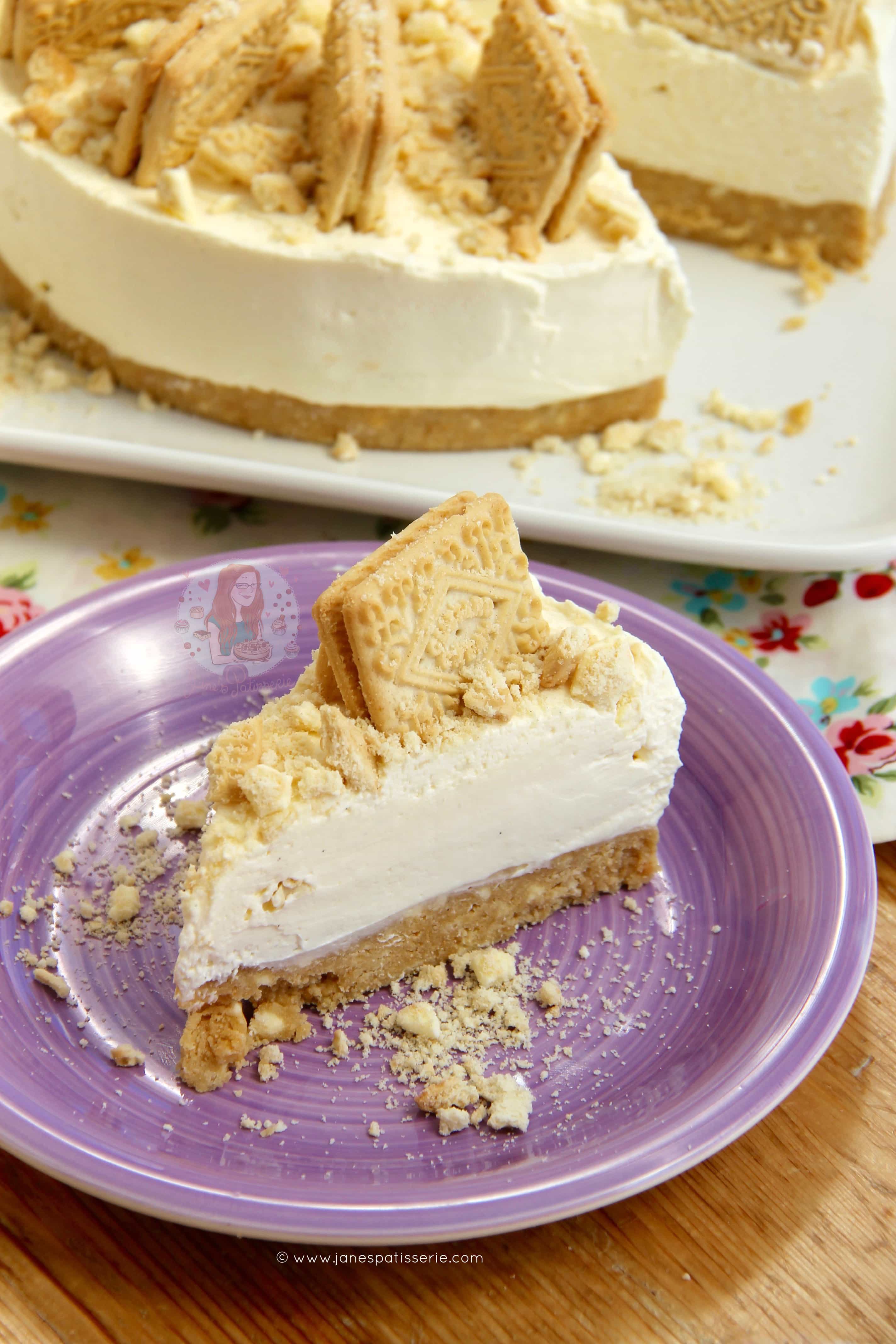 NoBake Custard Cream Cheesecake! Jane's Patisserie