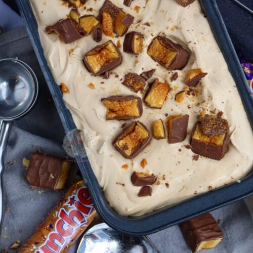 No Churn Crunchie Ice Cream! Jane's Patisserie