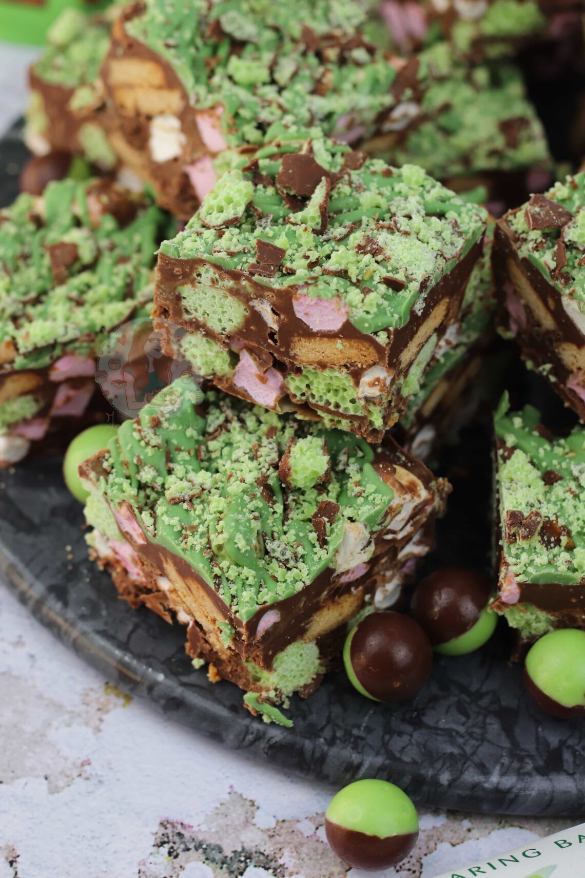 Mint Aero Rocky Road! Jane's Patisserie