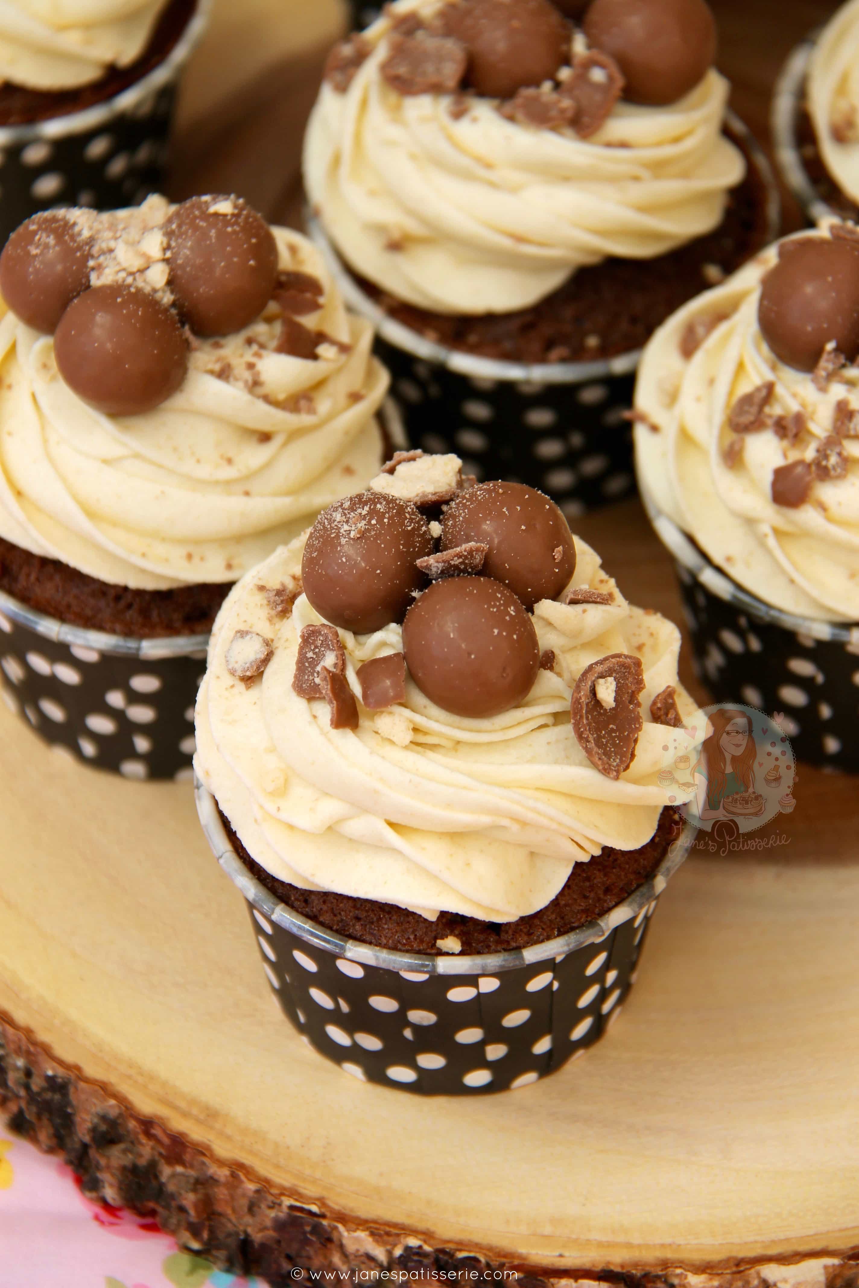 Malteser Cupcakes! Jane's Patisserie